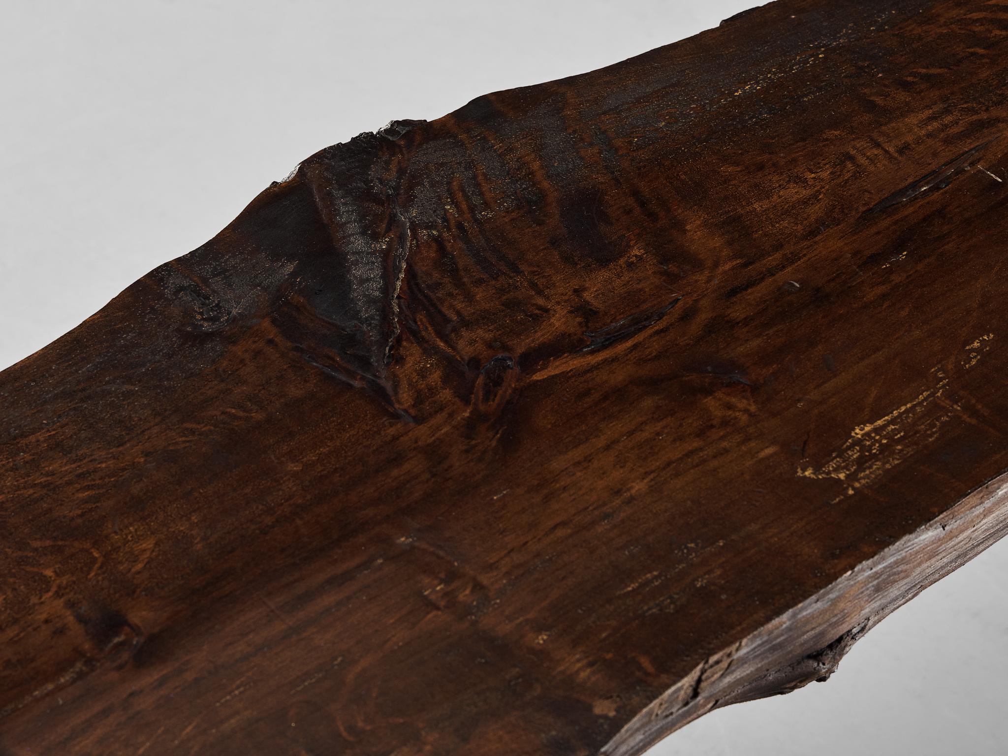 Naturalistic Tree Slab Large Bench 292 cm/114 in