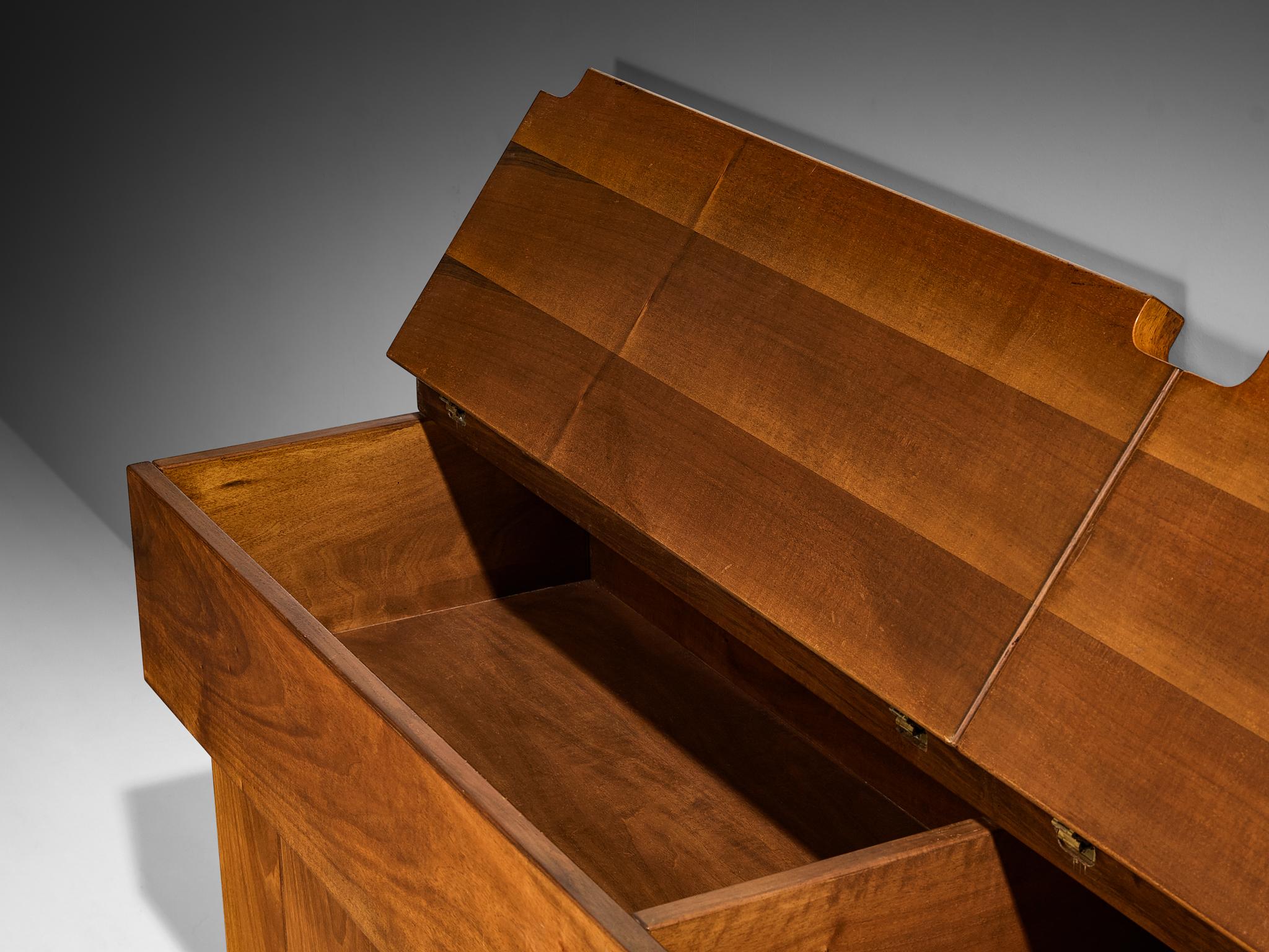 Giovanni Michelucci for Poltronova 'Torbecchia' Sideboard in Walnut