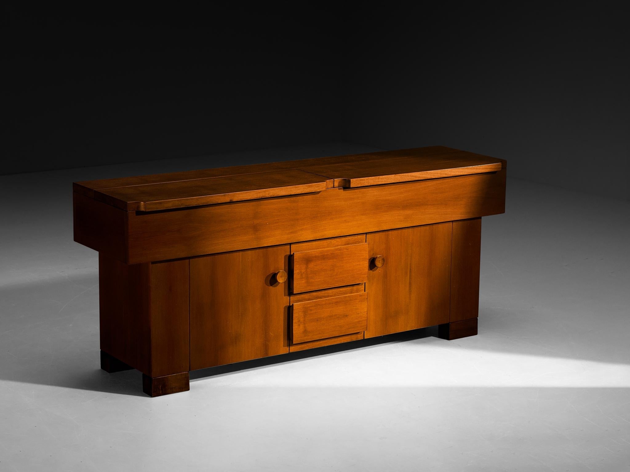 Giovanni Michelucci for Poltronova 'Torbecchia' Sideboard in Walnut