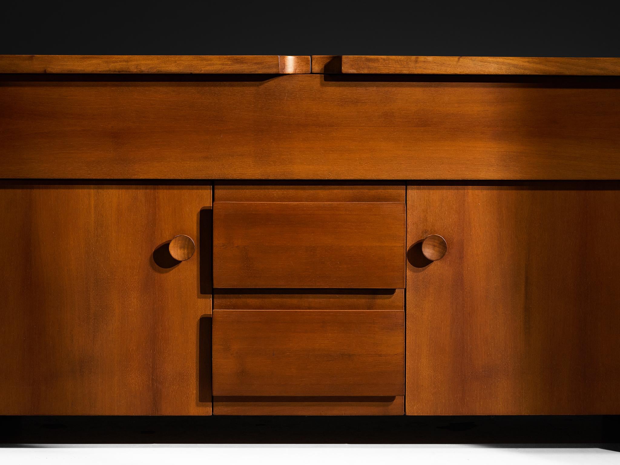 Giovanni Michelucci for Poltronova 'Torbecchia' Sideboard in Walnut