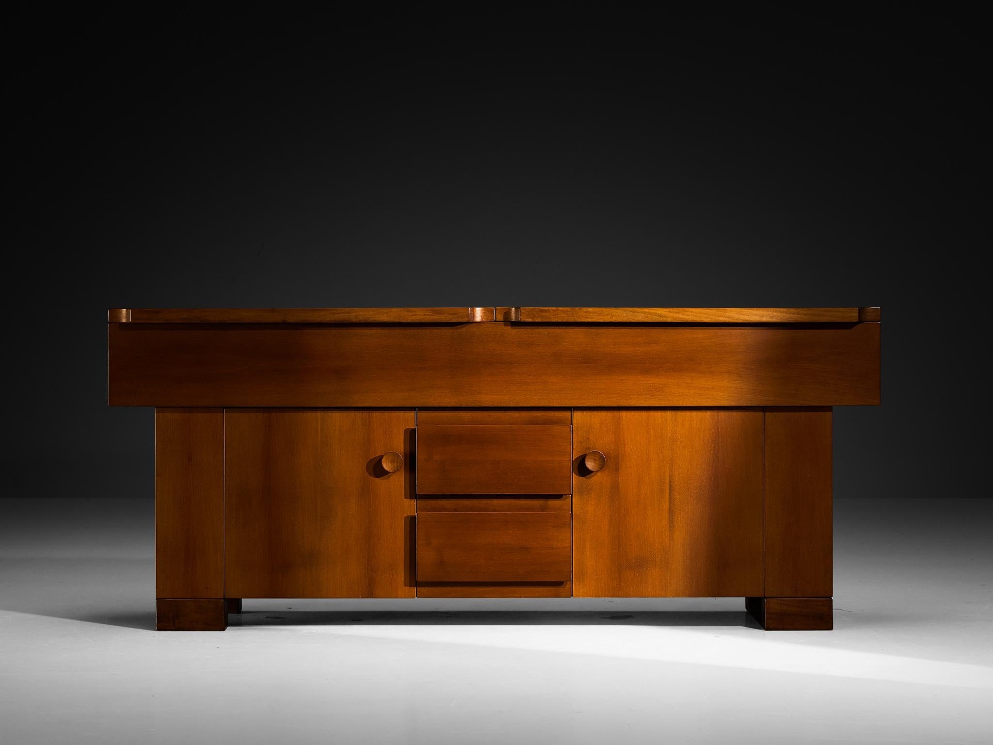 Giovanni Michelucci for Poltronova 'Torbecchia' Sideboard in Walnut