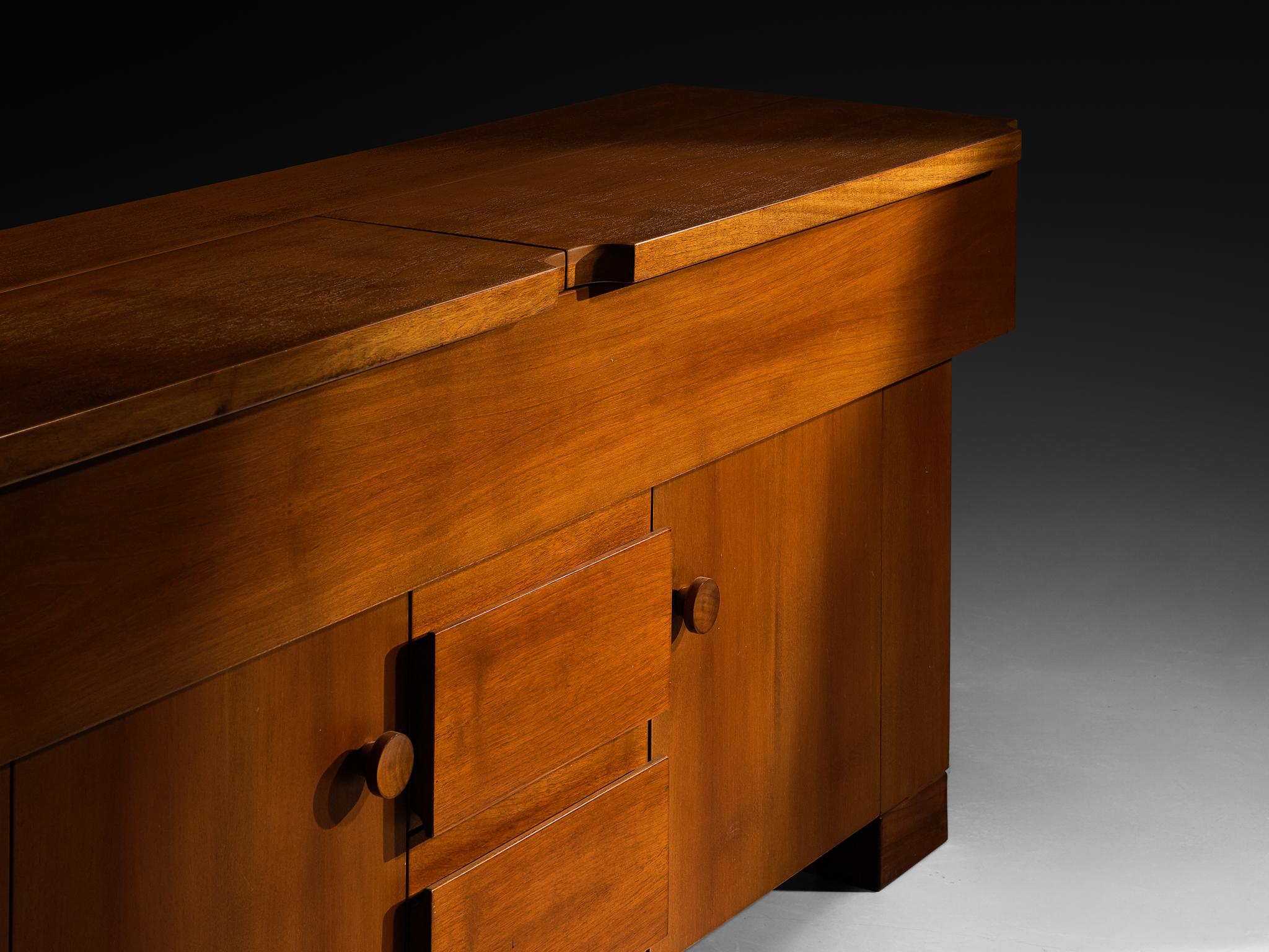 Giovanni Michelucci for Poltronova 'Torbecchia' Sideboard in Walnut