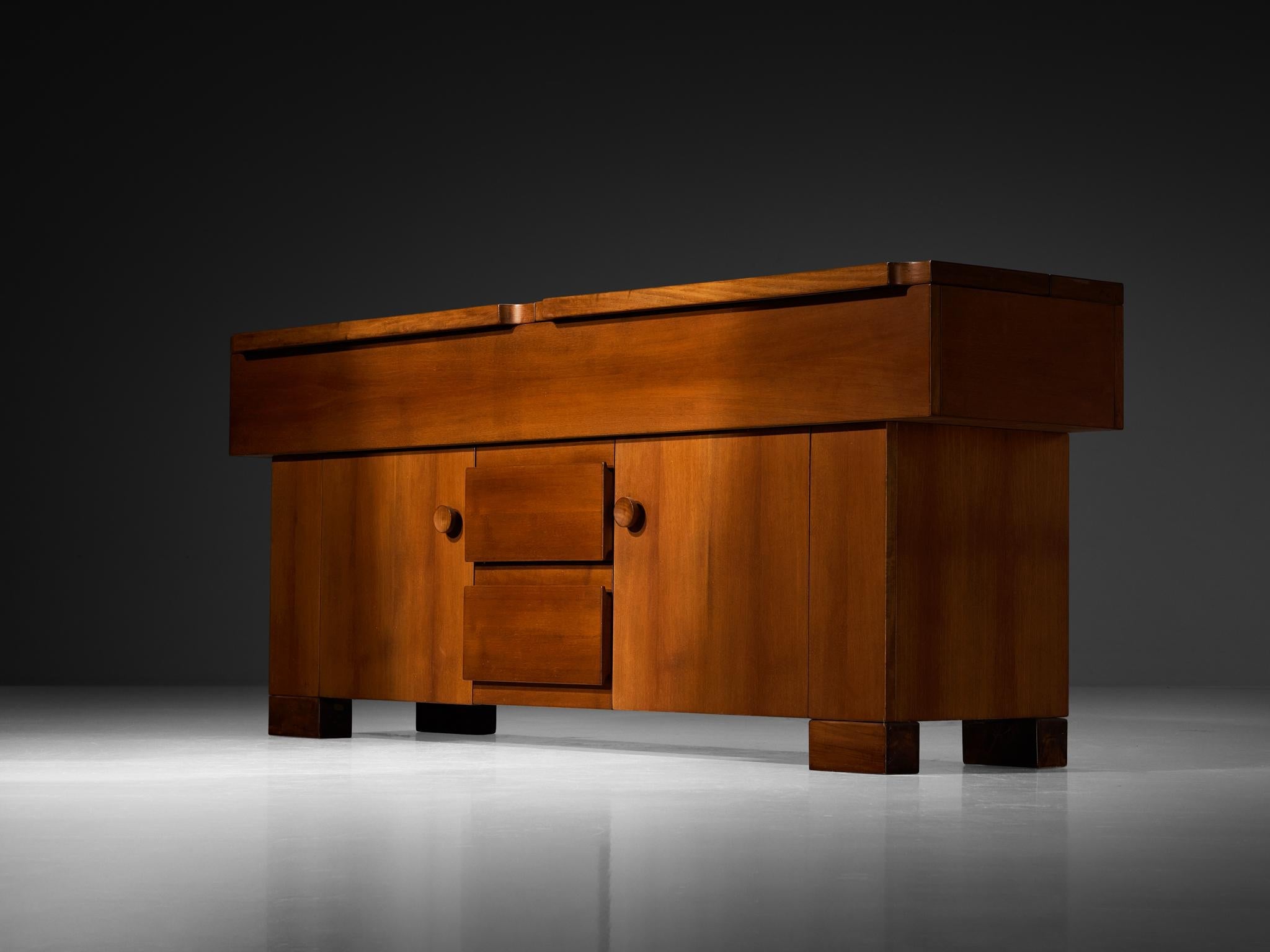 Giovanni Michelucci for Poltronova 'Torbecchia' Sideboard in Walnut