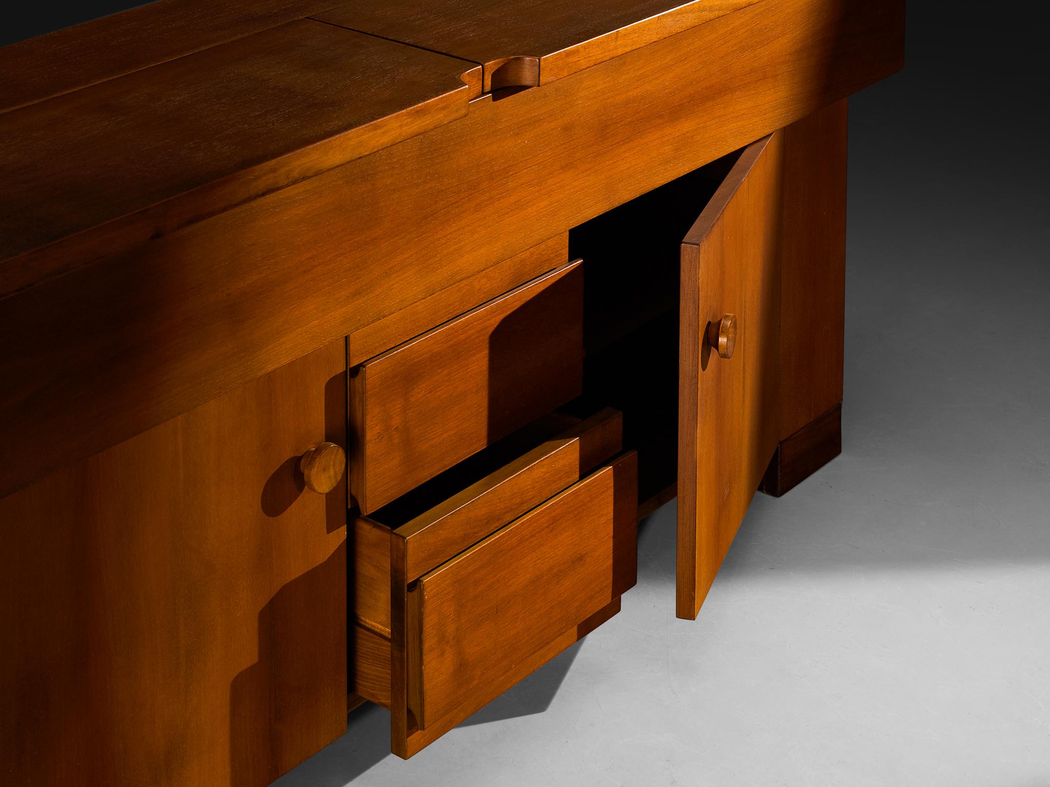 Giovanni Michelucci for Poltronova 'Torbecchia' Sideboard in Walnut