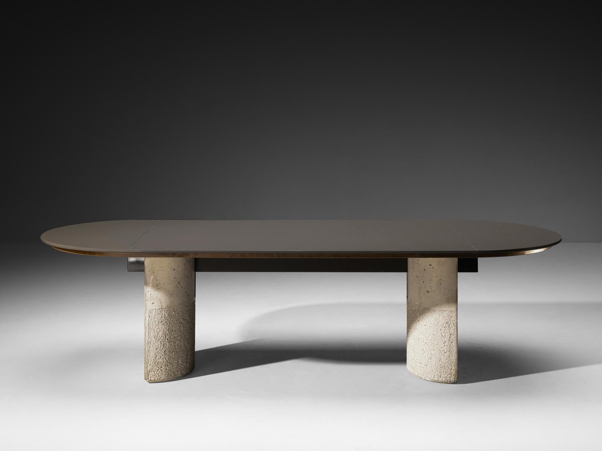 Giovanni Offredi for Saporiti 'P600/P650' Dining Table