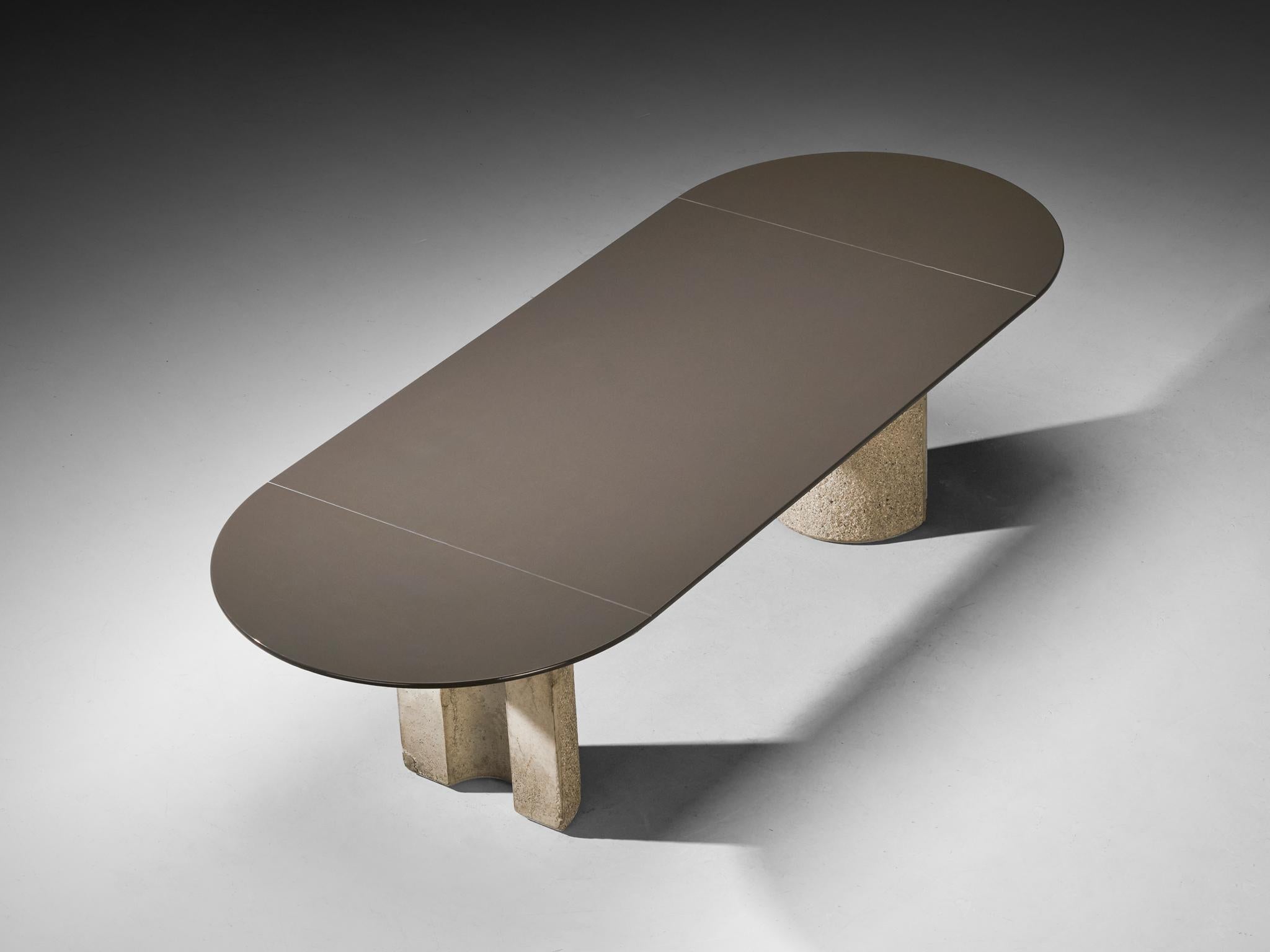 Giovanni Offredi for Saporiti 'P600/P650' Dining Table