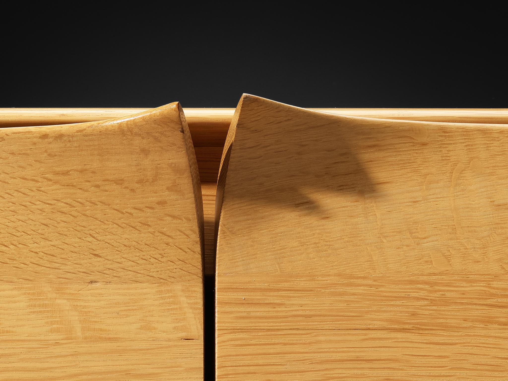 Bob van den Berghe for Van Den Berghe Pauvers 'Iris' Sideboard in Solid Oak