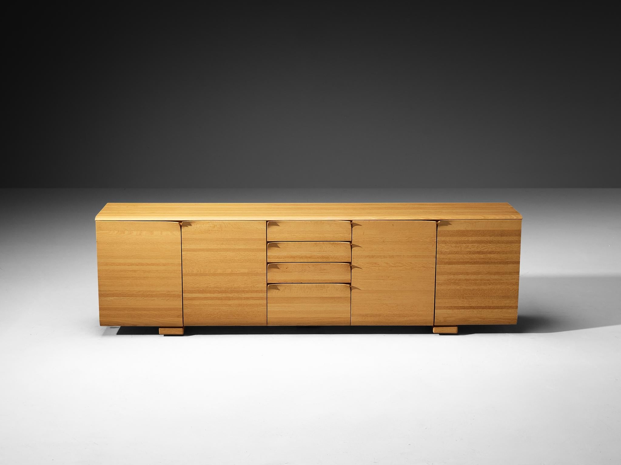 Bob van den Berghe for Van Den Berghe Pauvers 'Iris' Sideboard in Solid Oak