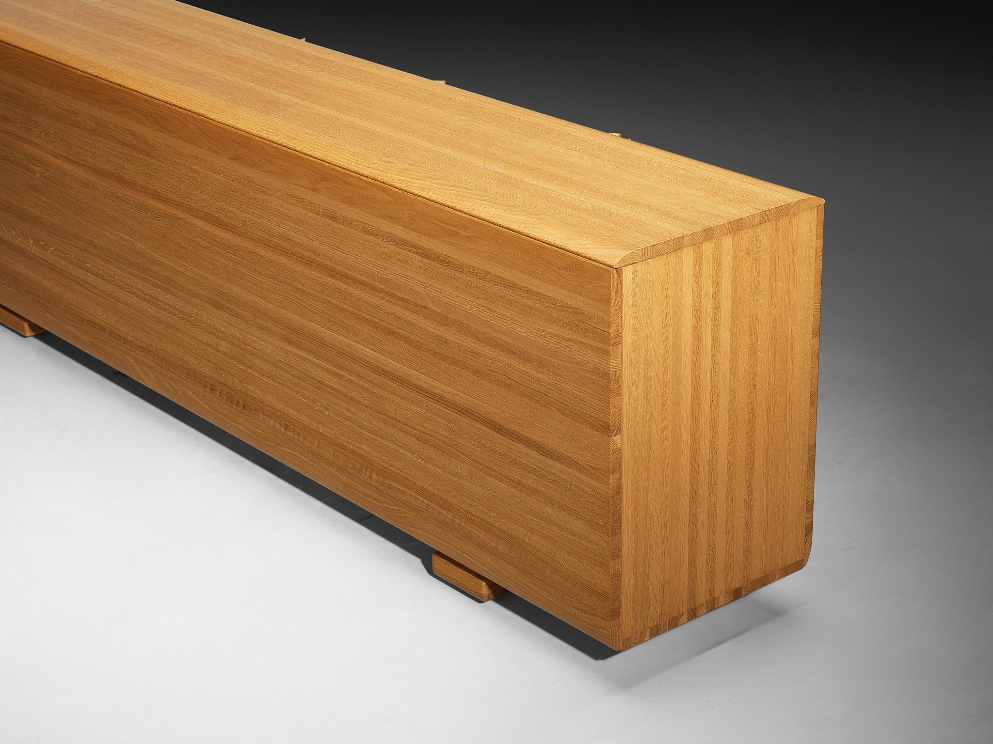 Bob van den Berghe for Van Den Berghe Pauvers 'Iris' Sideboard in Solid Oak