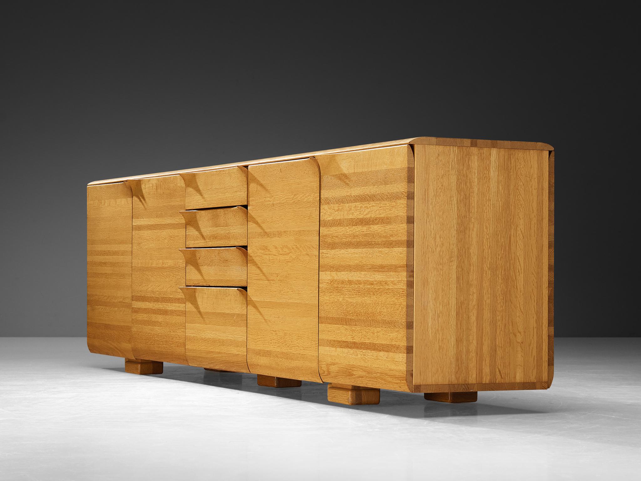 Bob van den Berghe for Van Den Berghe Pauvers 'Iris' Sideboard in Solid Oak