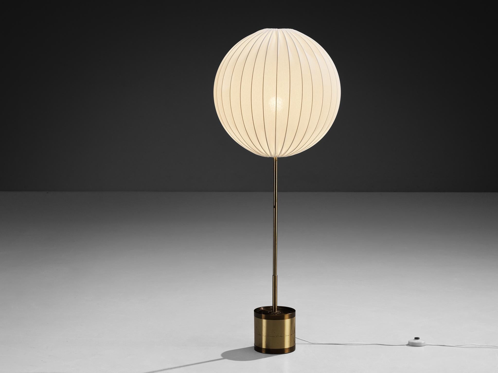 Hans Agne Jakobsson 'Balloon' Floor Lamp with Off-White Shade