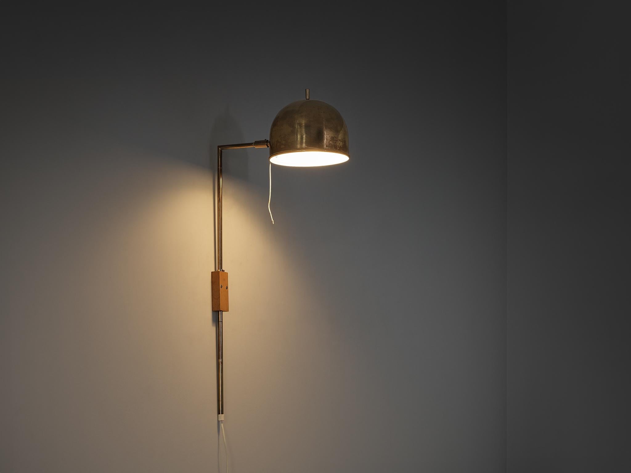 Eje Ahlgren for Bergboms 'V-75' Wall Light in Brass