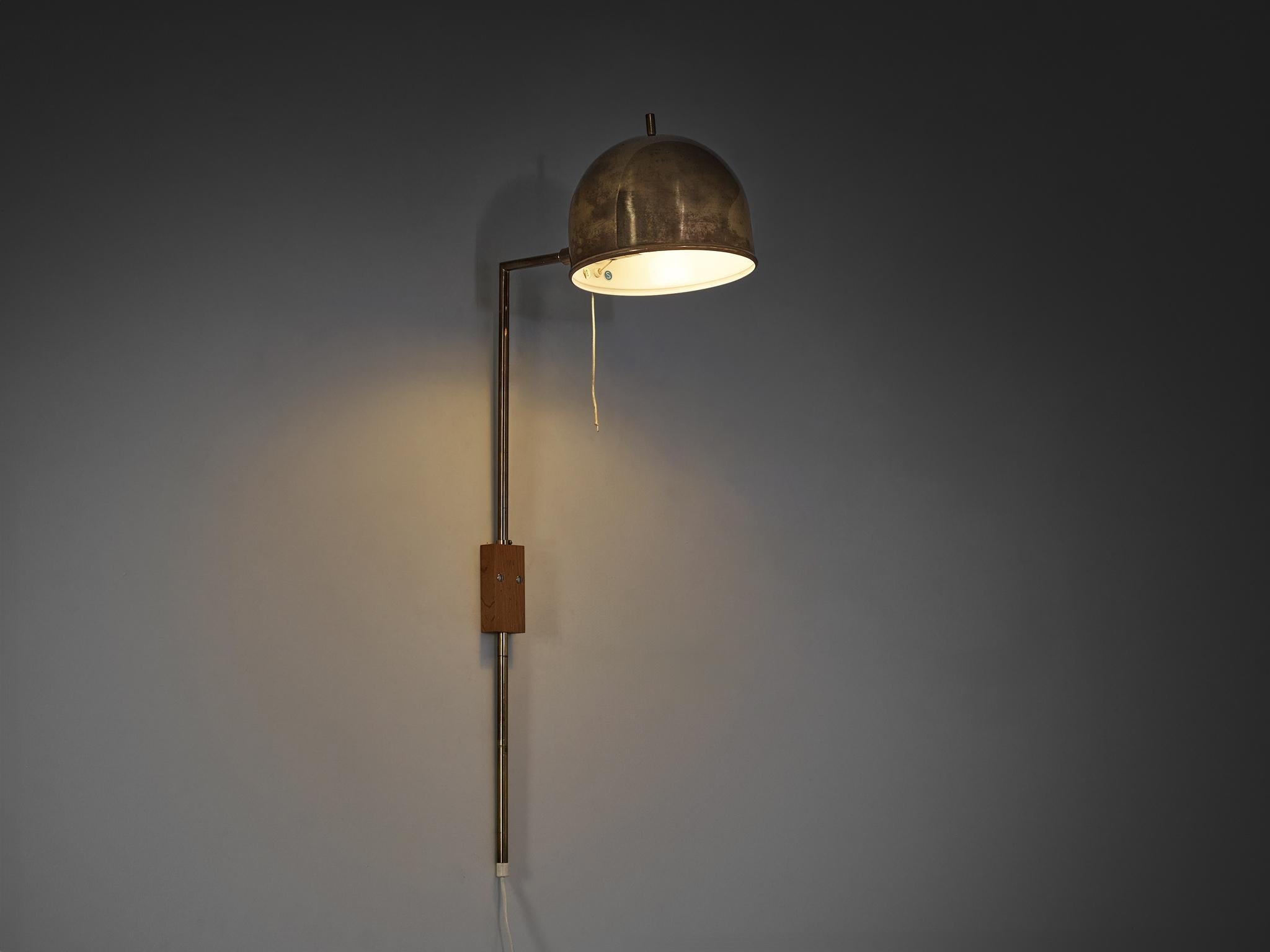 Eje Ahlgren for Bergboms 'V-75' Wall Light in Brass