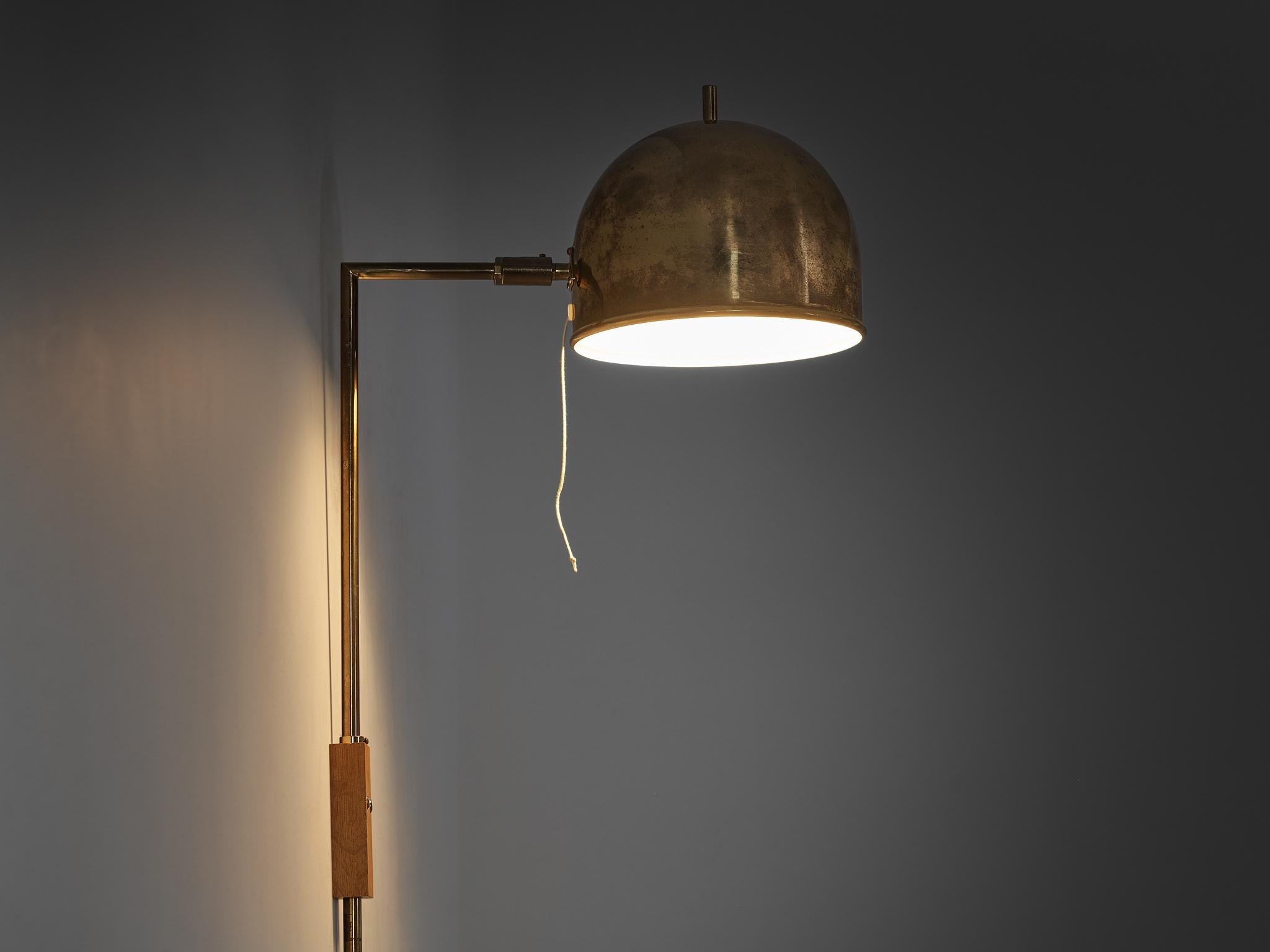 Eje Ahlgren for Bergboms 'V-75' Wall Light in Brass