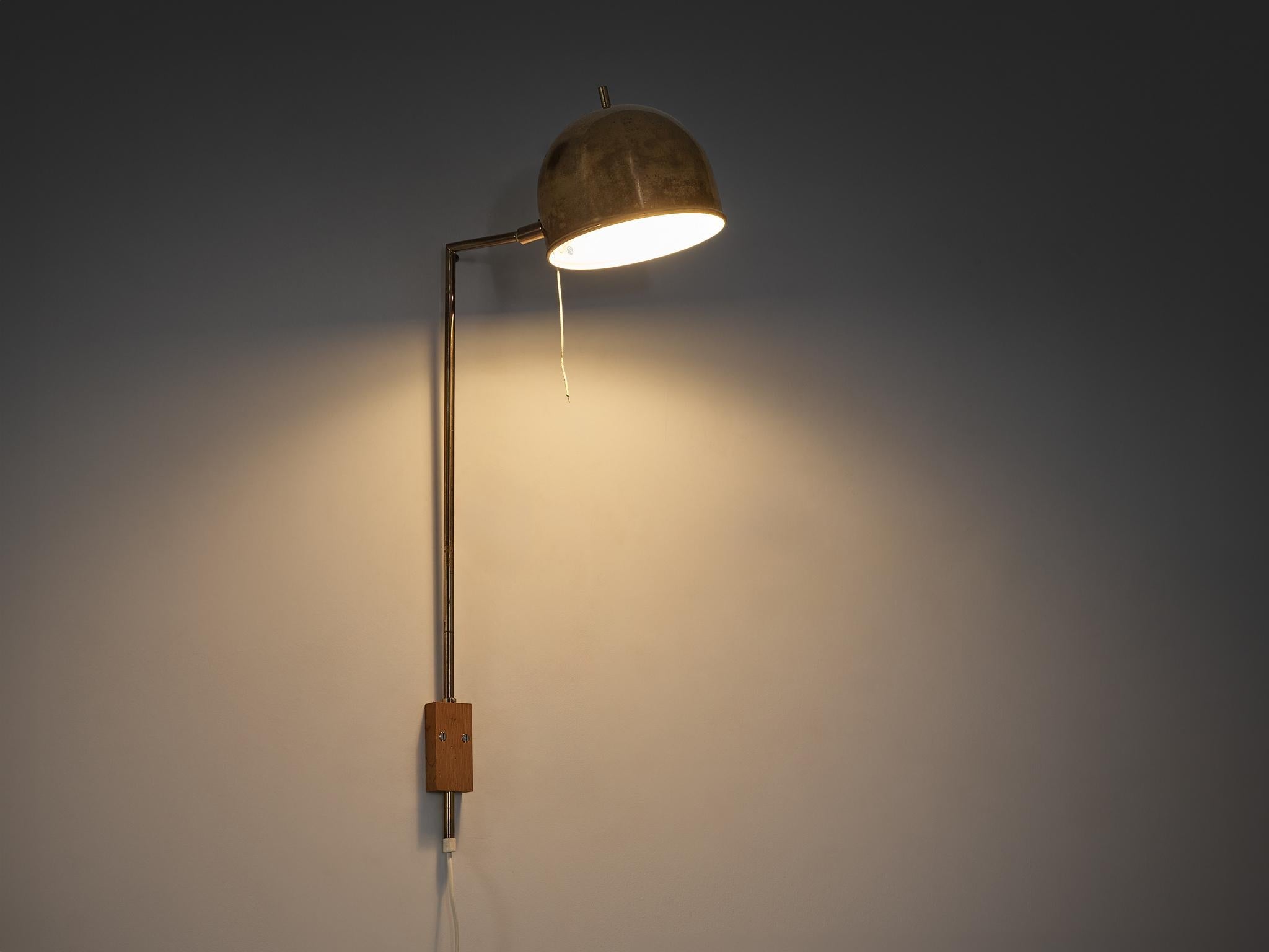 Eje Ahlgren for Bergboms 'V-75' Wall Light in Brass