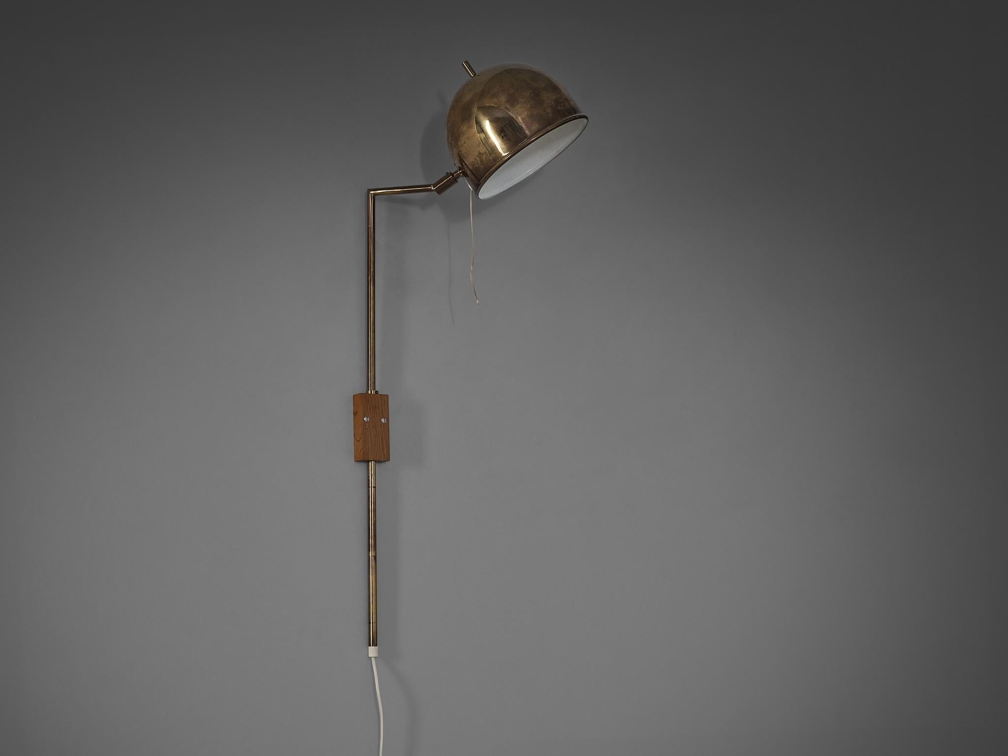 Eje Ahlgren for Bergboms 'V-75' Wall Light in Brass