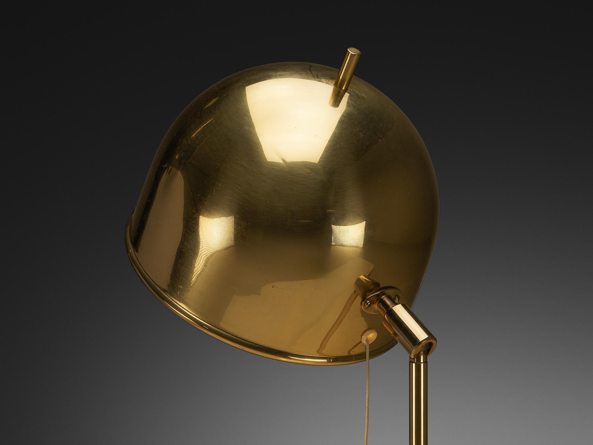 Swedish Bergboms Table Lamps in Brass