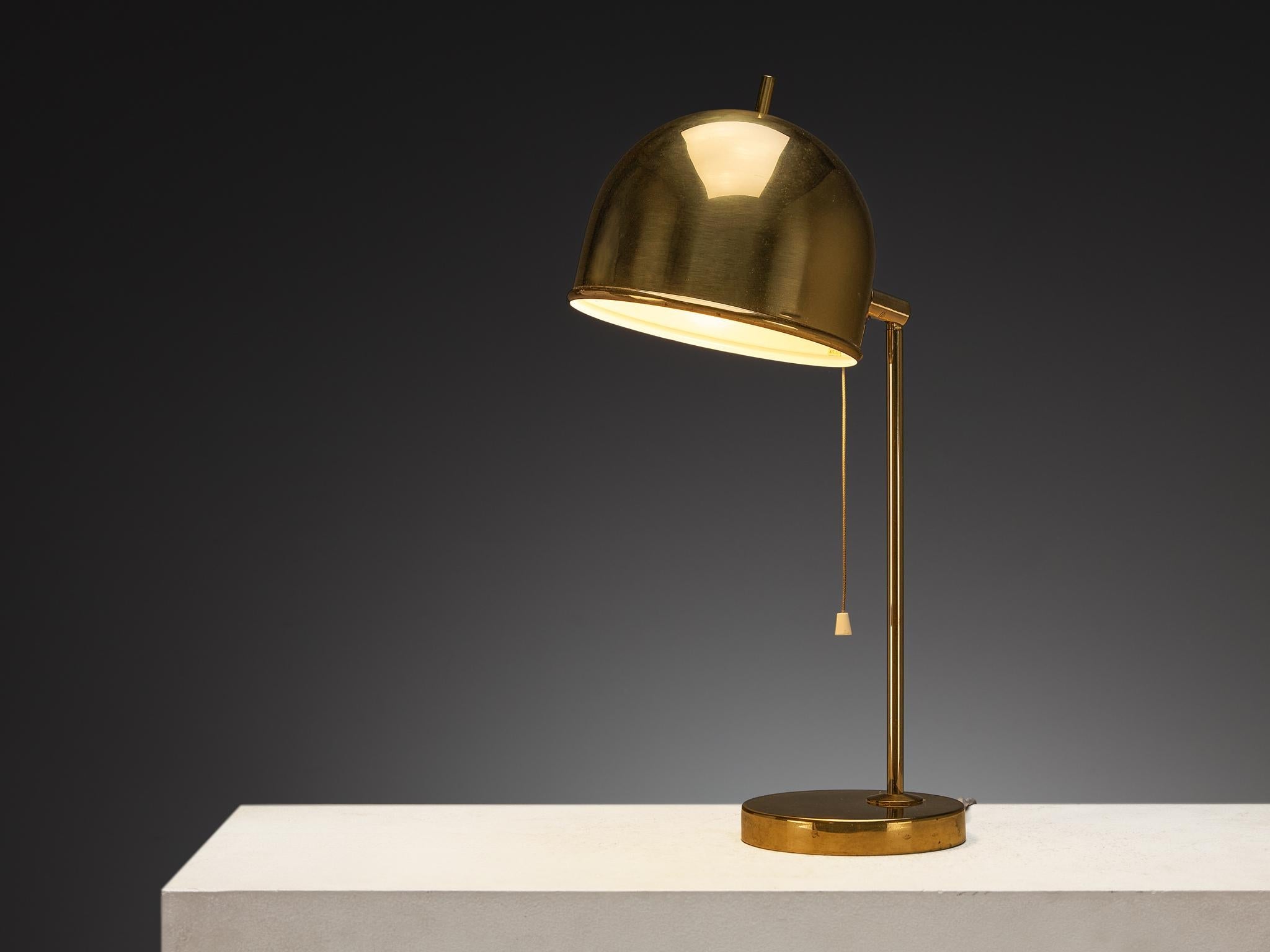 Swedish Bergboms Table Lamps in Brass