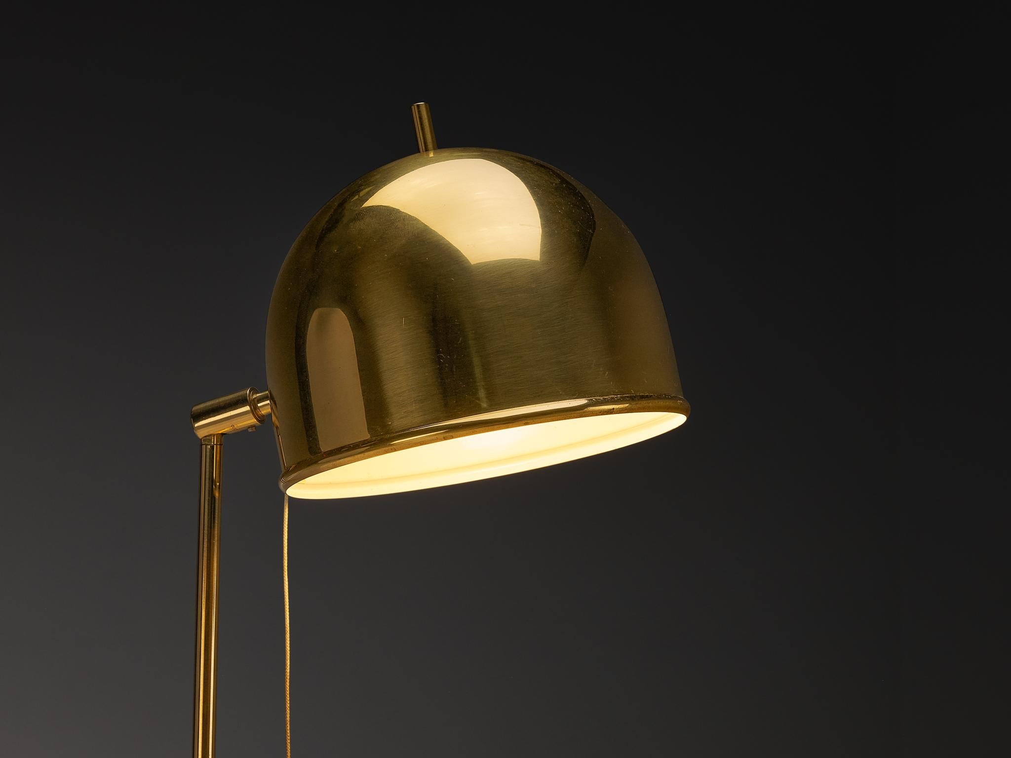 Swedish Bergboms Table Lamps in Brass