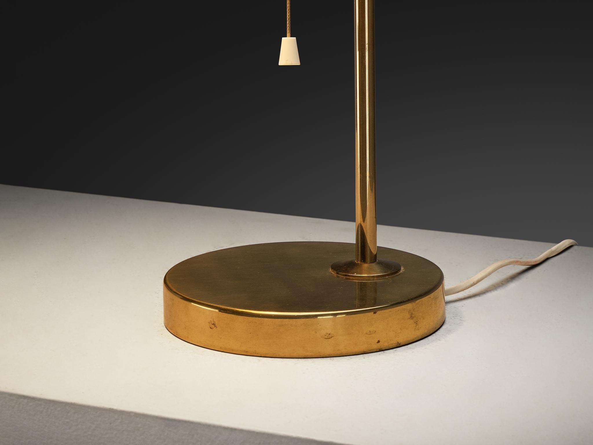 Swedish Bergboms Table Lamps in Brass