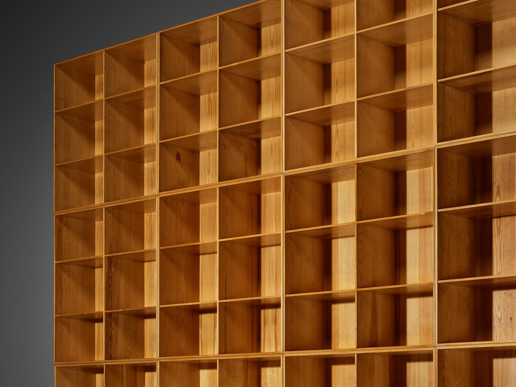 Mogens Koch for Rud. Radmussens Substantial Modular Library in Pine