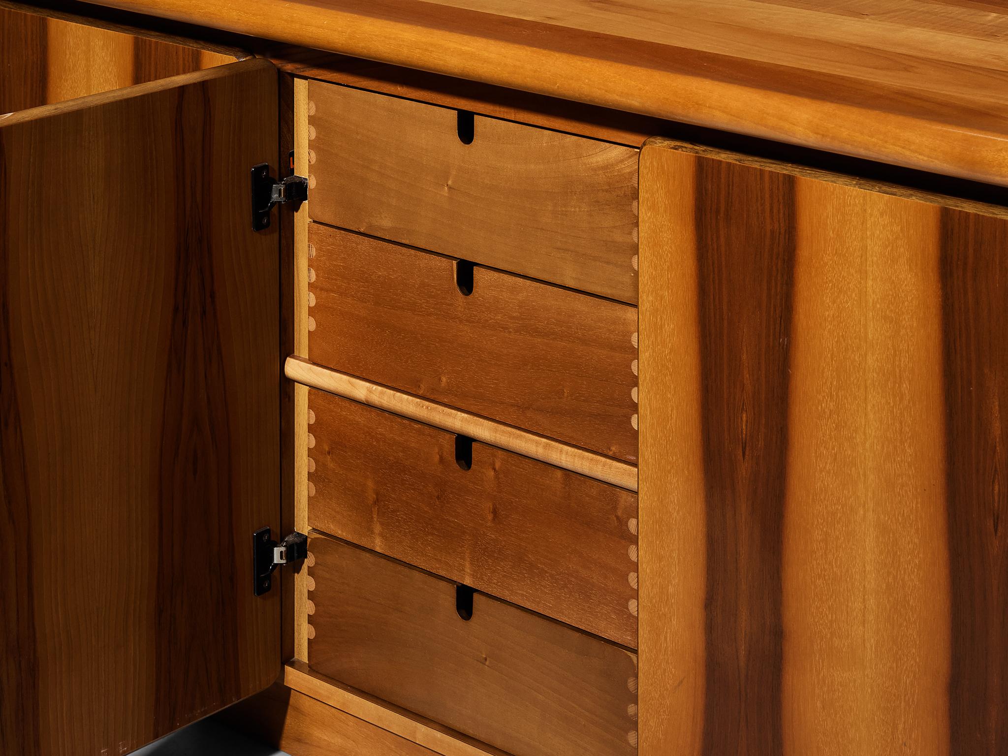 Italian 1970s Sideboard in Walnut