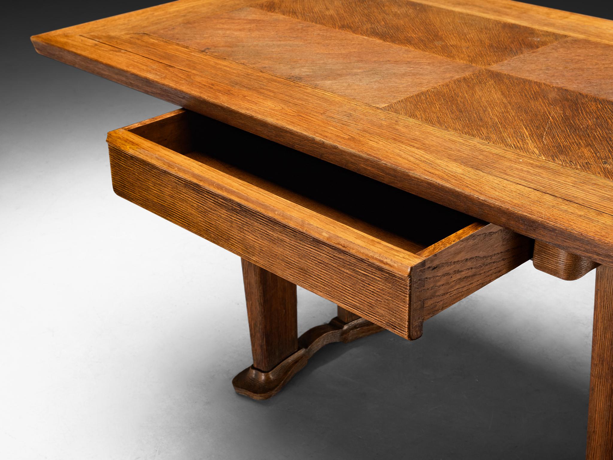 Ernesto Valabrega for Vittorio Valabrega Writing Desk in Oak