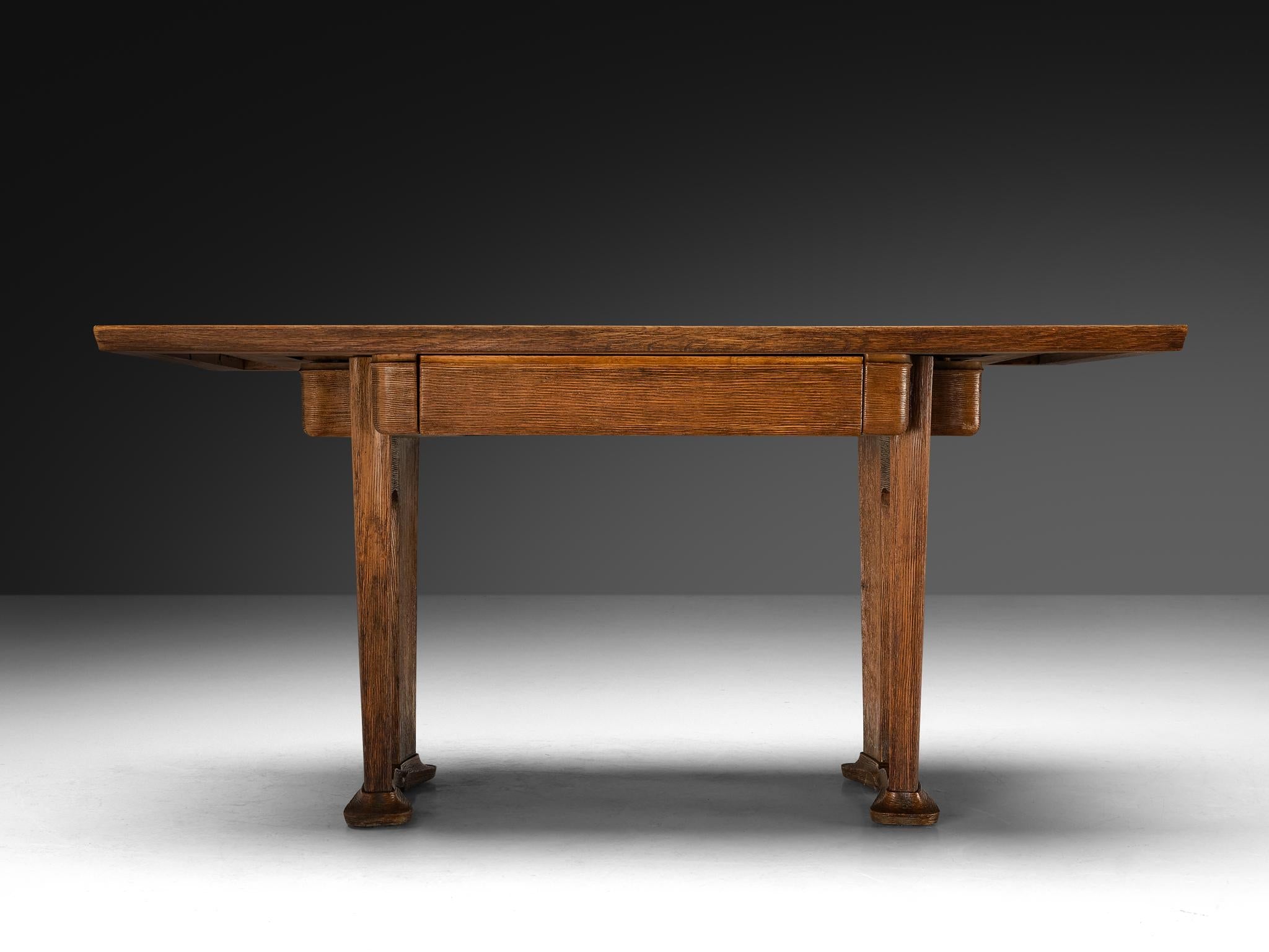 Ernesto Valabrega for Vittorio Valabrega Writing Desk in Oak