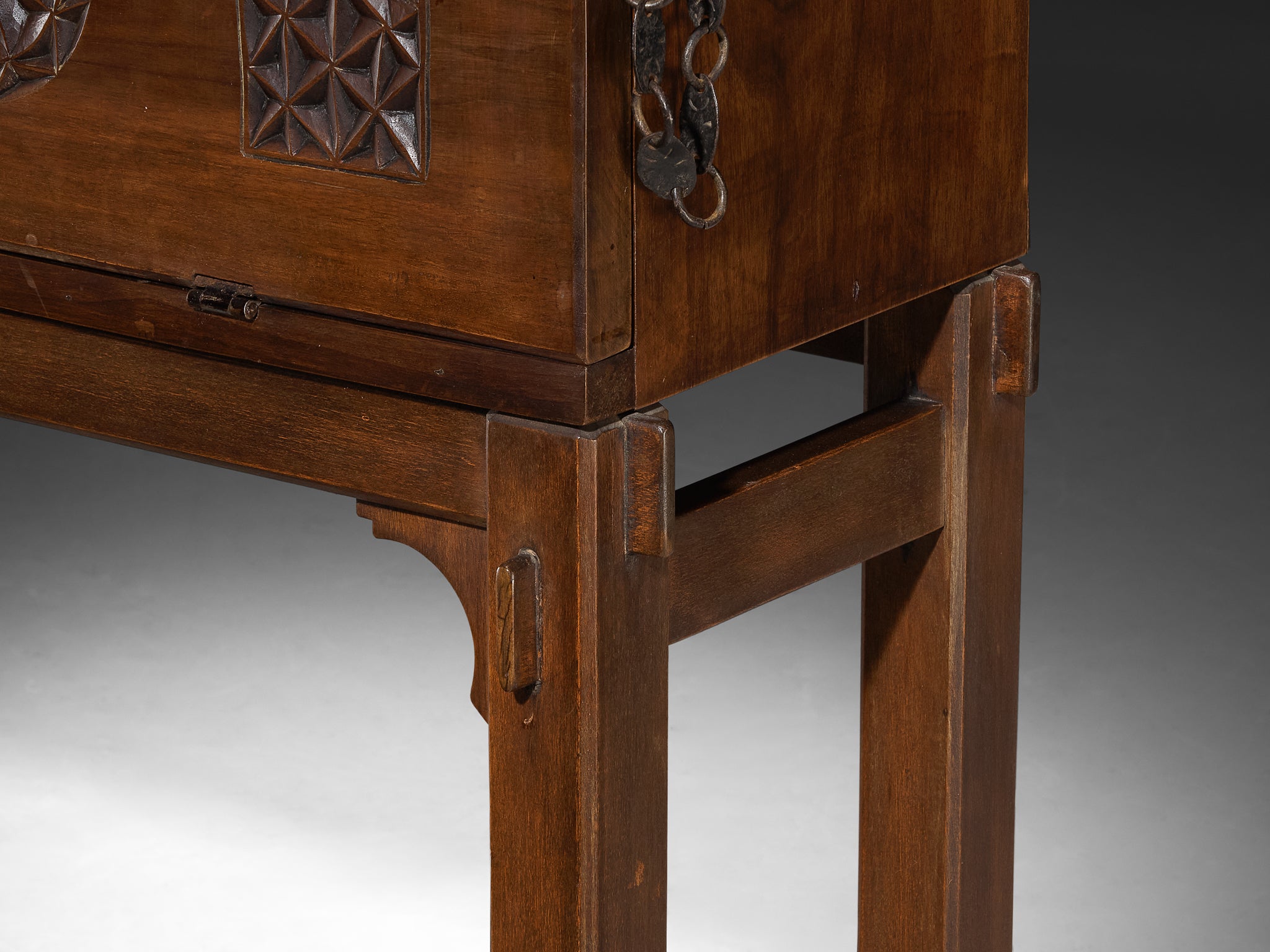 Giuseppe Rivadossi Secretaire in Walnut