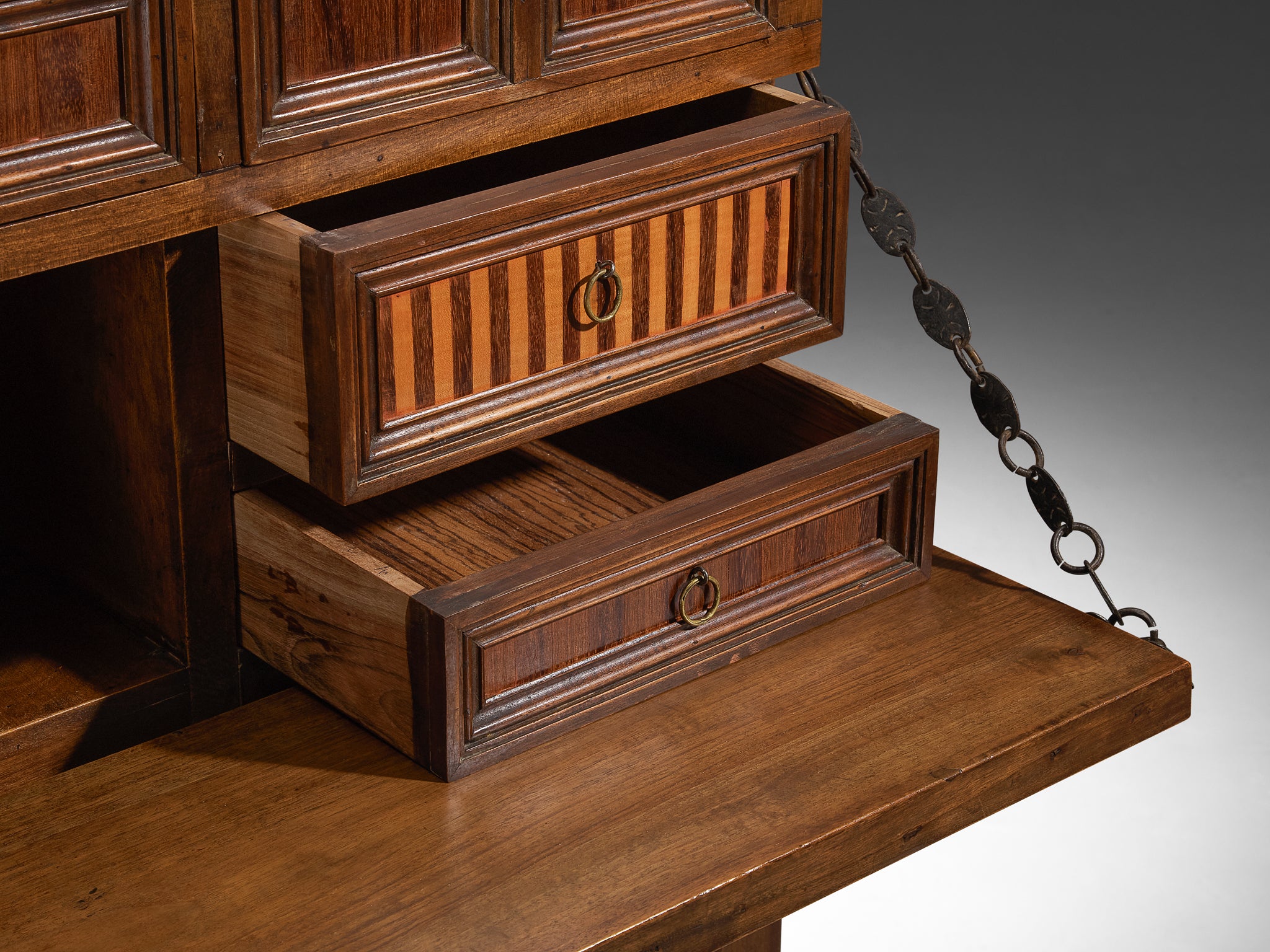 Giuseppe Rivadossi Secretaire in Walnut