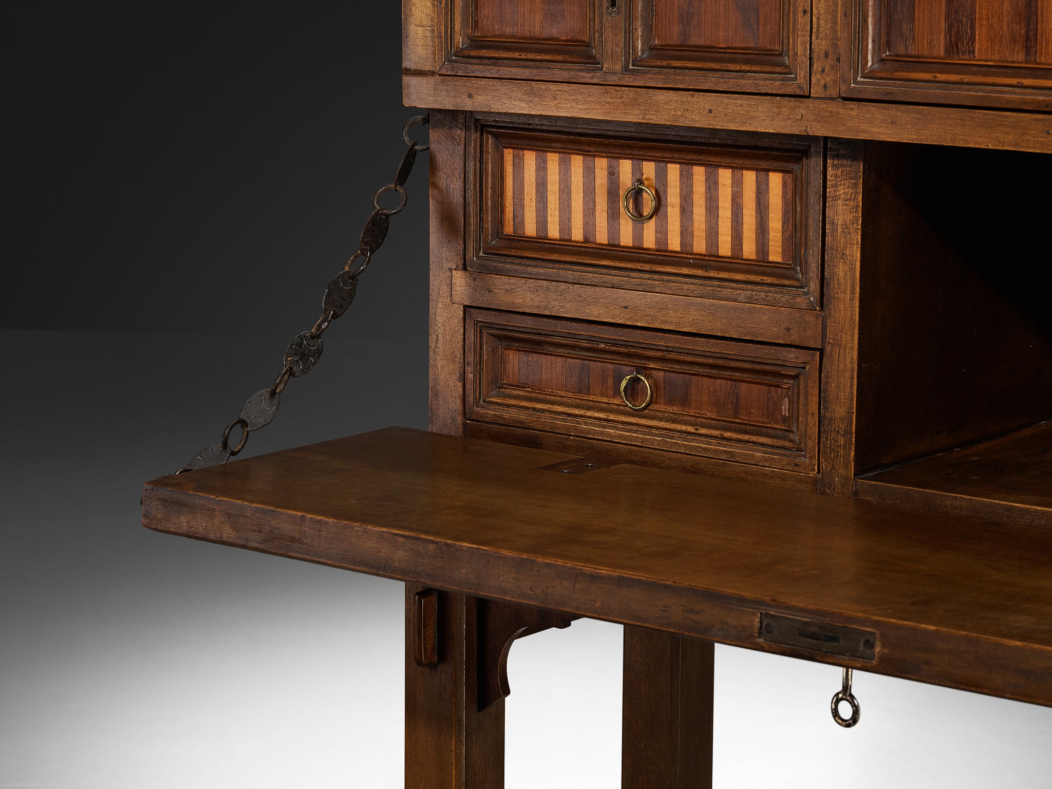 Giuseppe Rivadossi Secretaire in Walnut