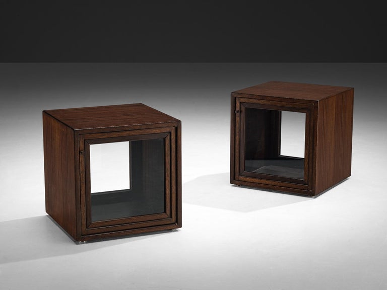 Giuseppe Rivadossi for Officina Rivadossi Small Cabinets in Oak