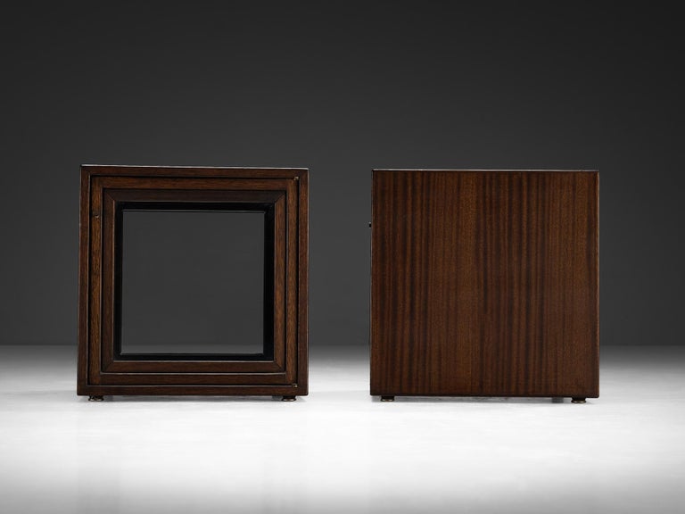 Giuseppe Rivadossi for Officina Rivadossi Small Cabinets in Oak