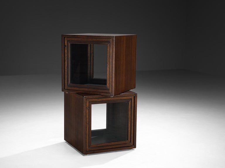 Giuseppe Rivadossi for Officina Rivadossi Small Cabinets in Oak