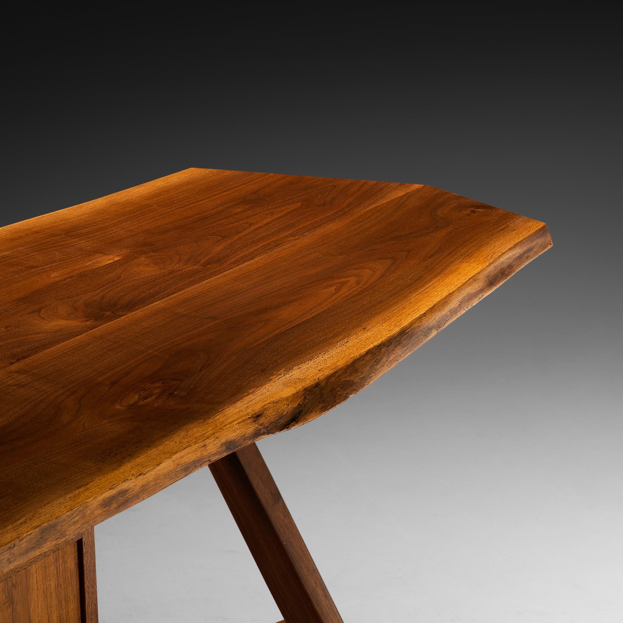 George Nakashima 'Conoid' Writing Desk in American Black Walnut