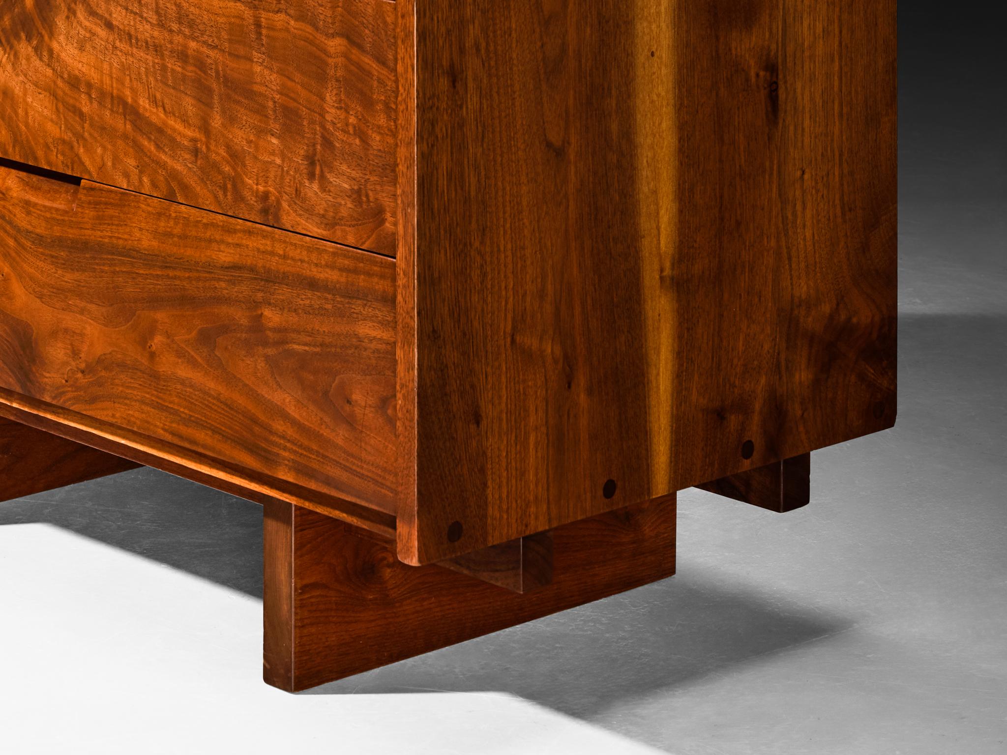 George Nakashima 'Hi Boy' Chest of Drawers in American Black Walnut