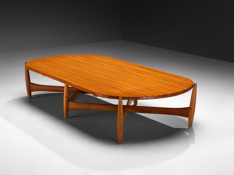 Rare Sergio Rodrigues for ISA Bergamo 'Sheriff' Coffee Table in Solid Pine