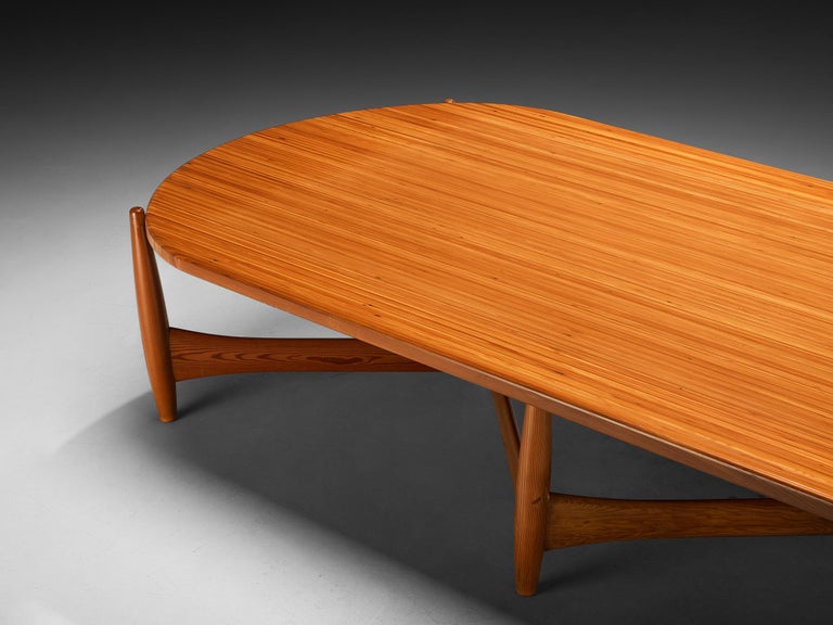 Rare Sergio Rodrigues for ISA Bergamo 'Sheriff' Coffee Table in Solid Pine