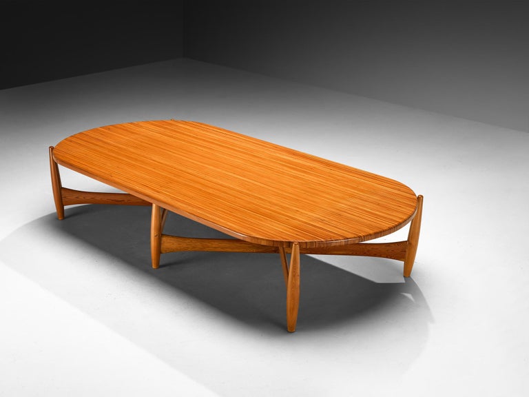 Rare Sergio Rodrigues for ISA Bergamo 'Sheriff' Coffee Table in Solid Pine