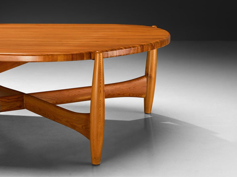 Rare Sergio Rodrigues for ISA Bergamo 'Sheriff' Coffee Table in Solid Pine