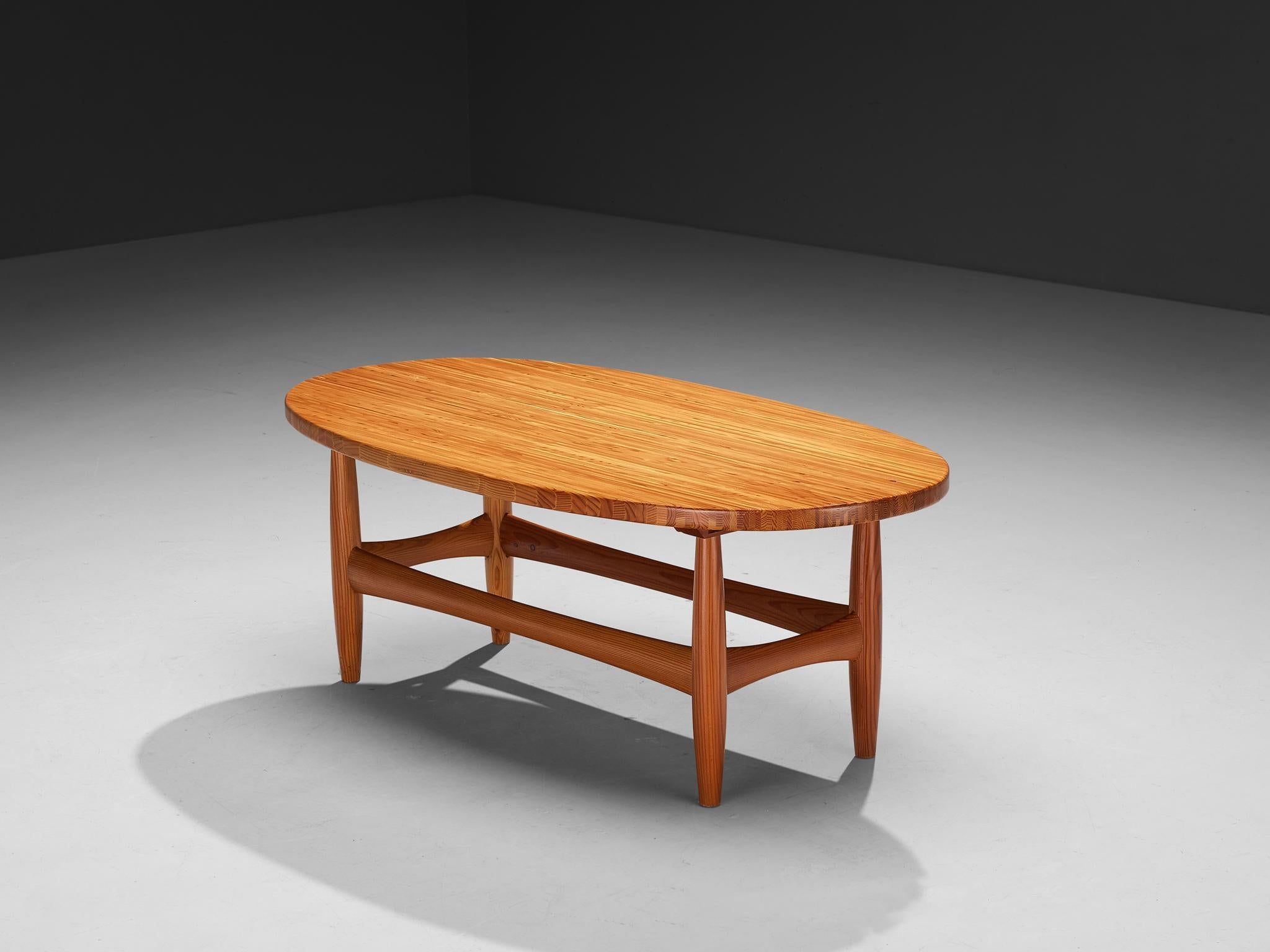 Rare Sergio Rodrigues for ISA Bergamo 'Sheriff' Coffee Table in Solid Pine