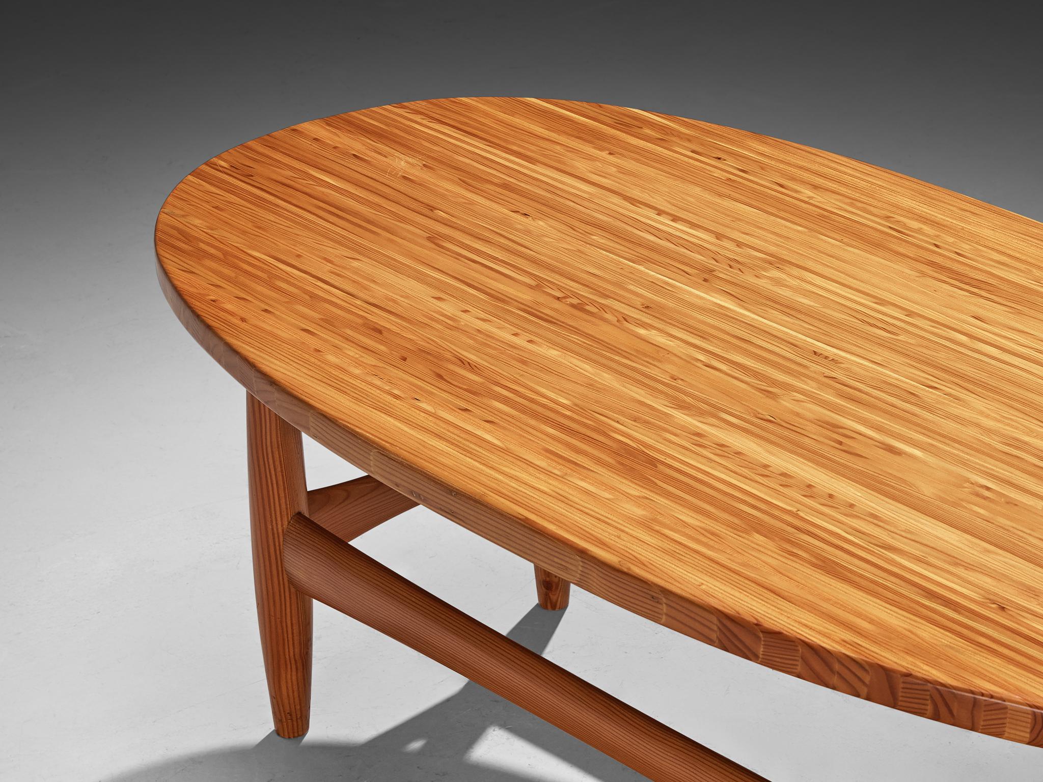 Rare Sergio Rodrigues for ISA Bergamo 'Sheriff' Coffee Table in Solid Pine