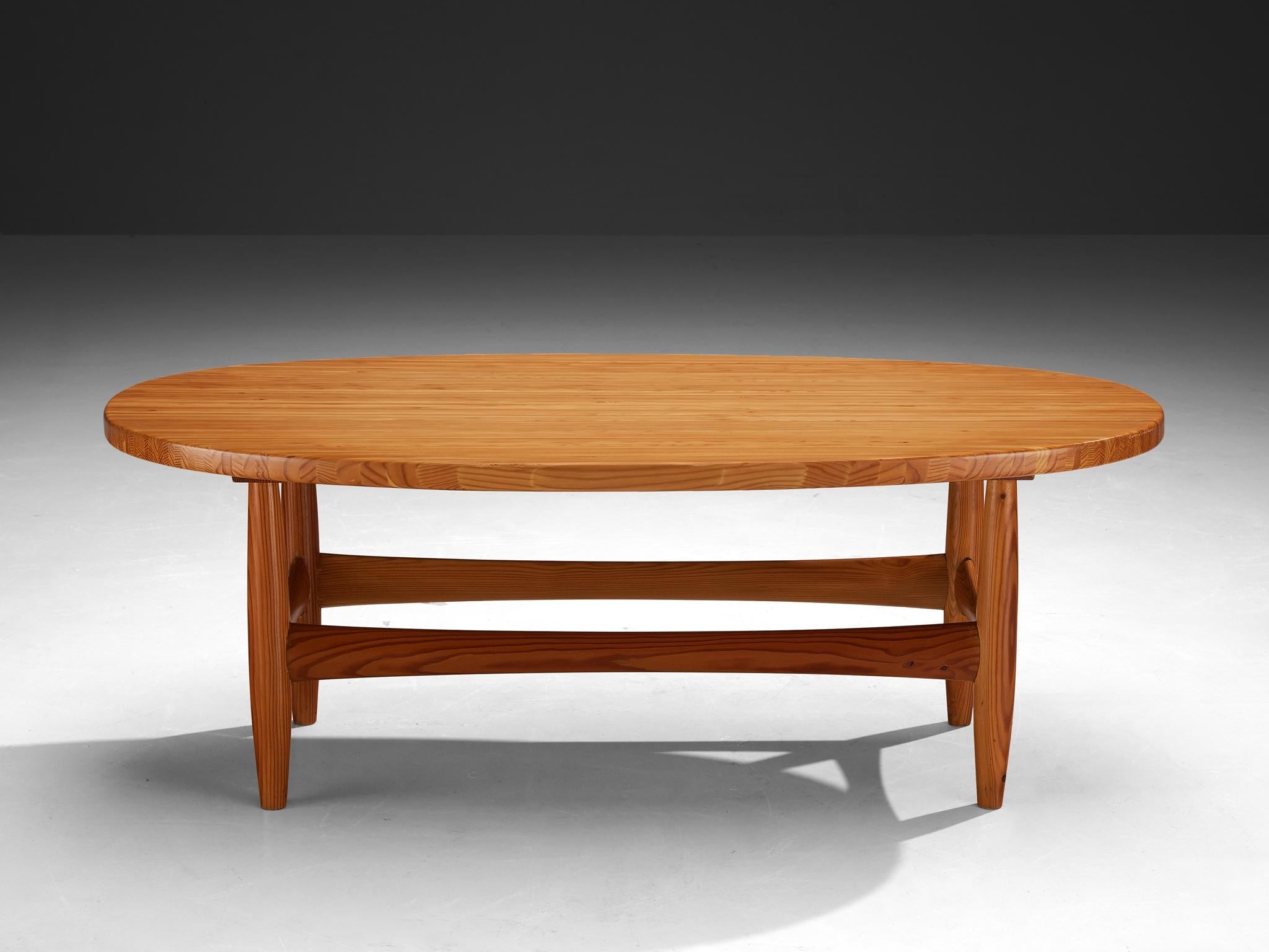 Rare Sergio Rodrigues for ISA Bergamo 'Sheriff' Coffee Table in Solid Pine