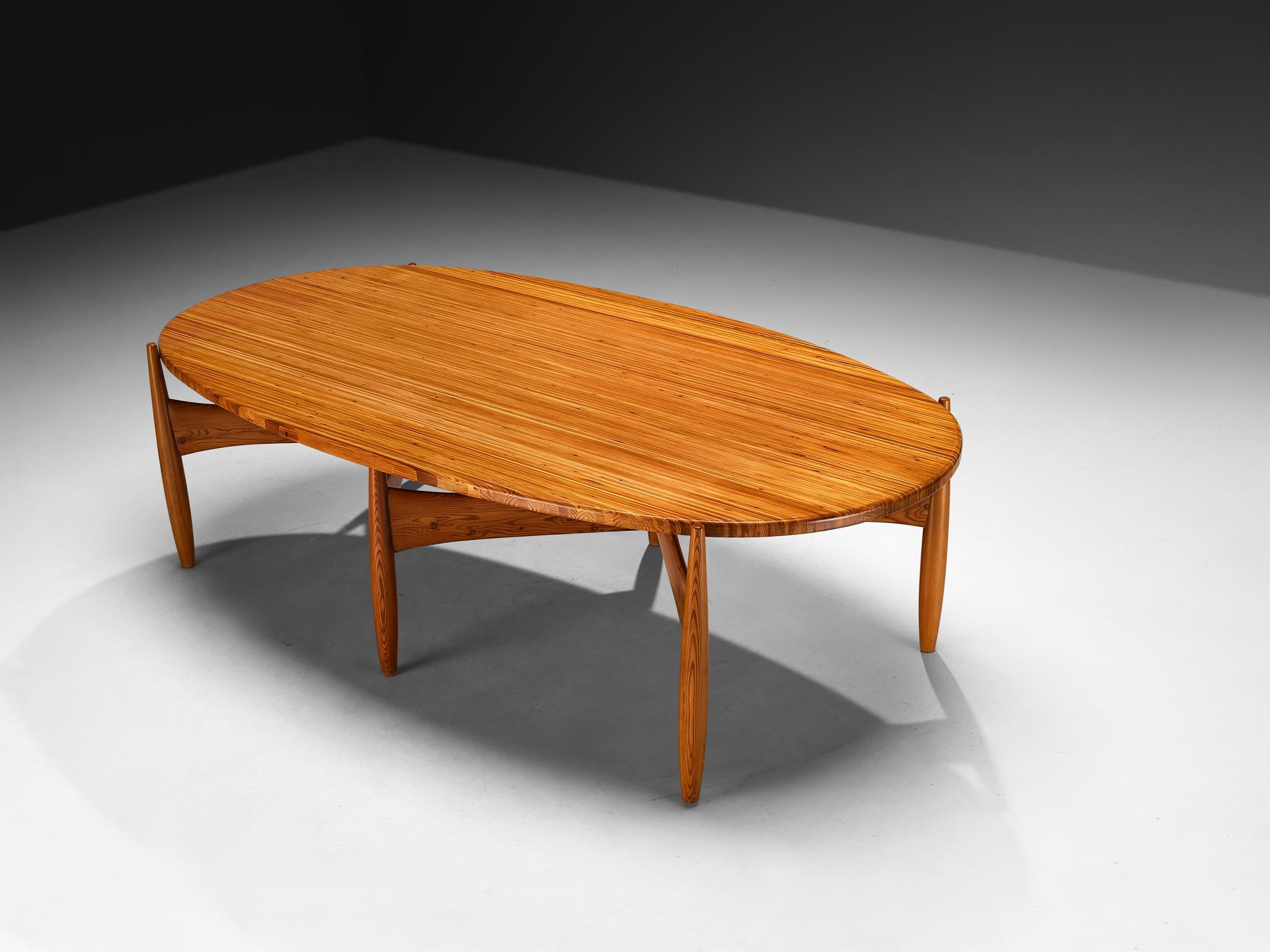 Rare Sergio Rodrigues for ISA Bergamo 'Sheriff' Dining Table in Solid Pine