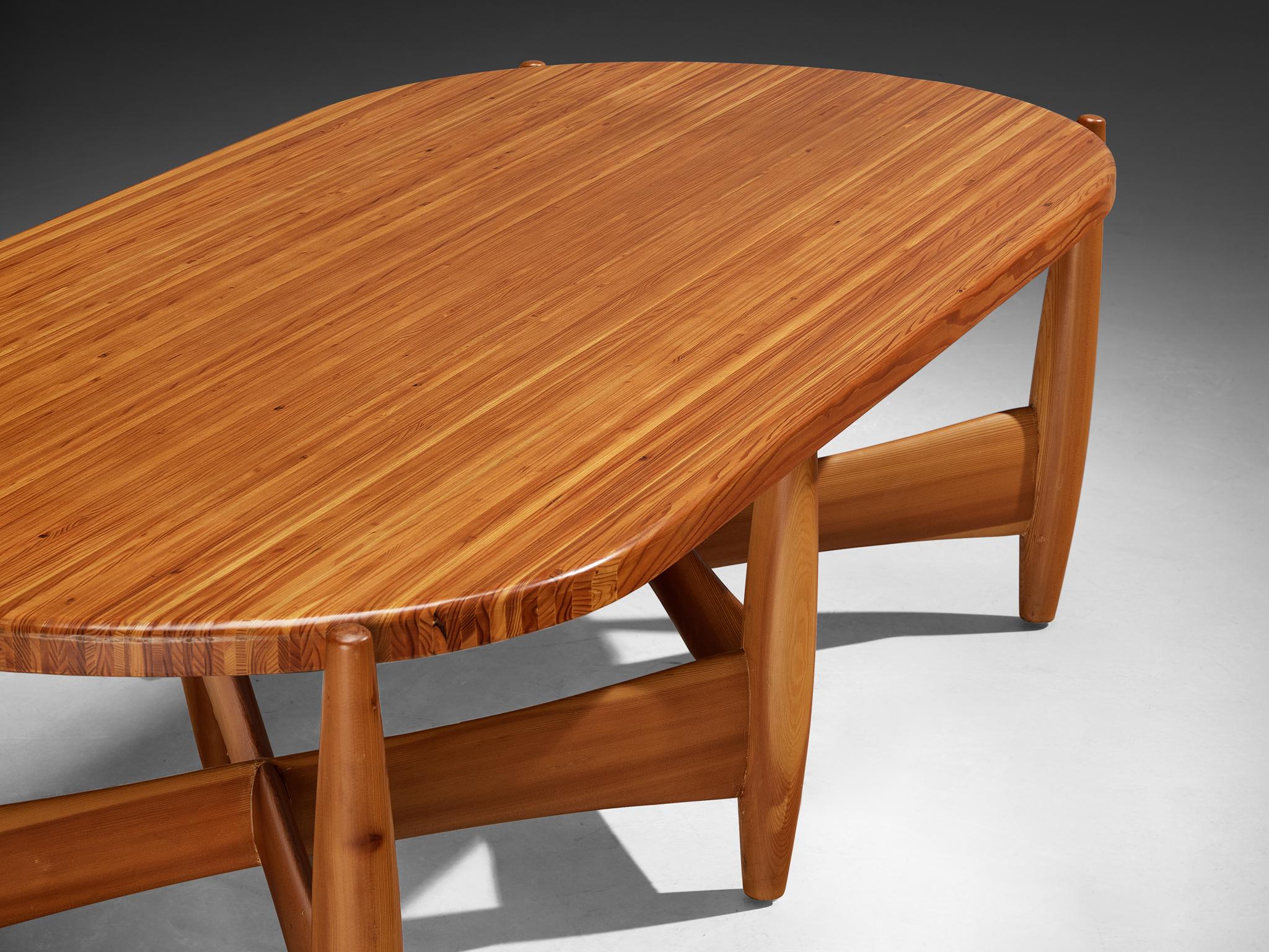 Rare Sergio Rodrigues for ISA Bergamo 'Sheriff' Coffee Table in Solid Pine