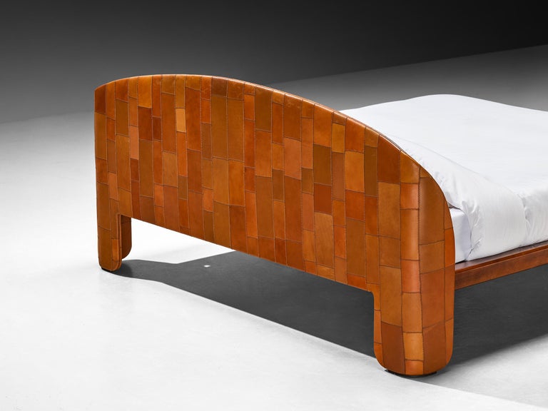 Tito Agnoli for Caleido/Poltrona Frau Bedroom Set in Patchwork Leather