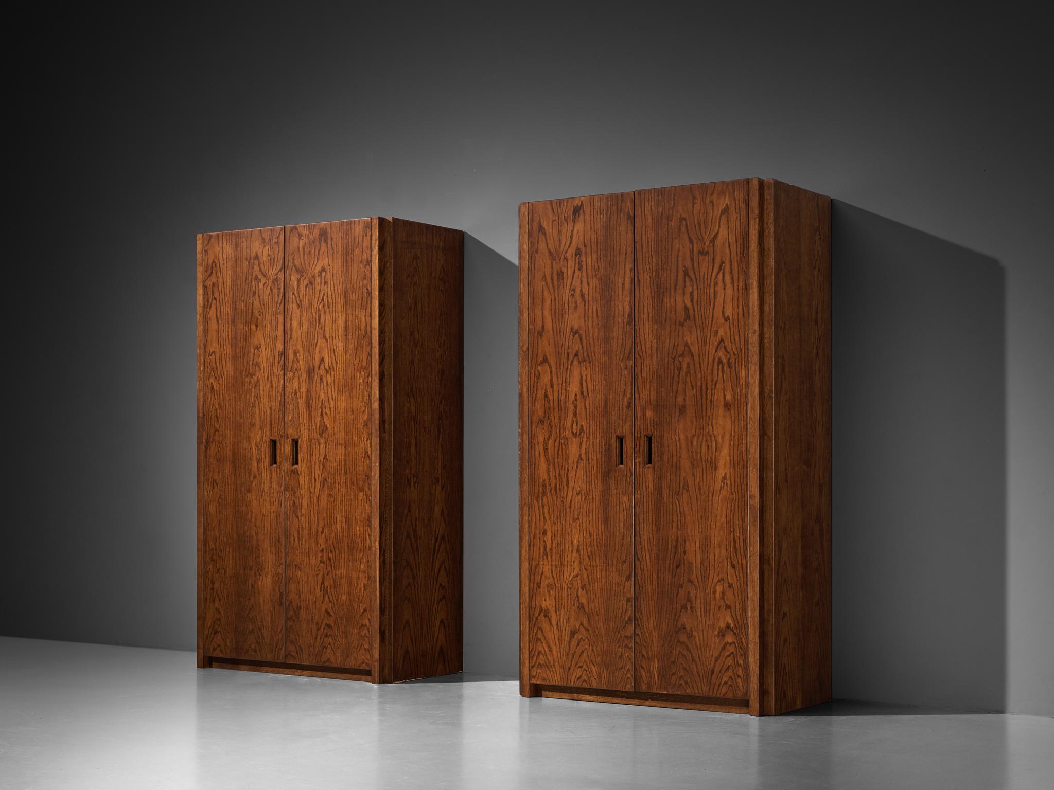 Giuseppe Rivadossi for Officina Rivadossi Wardrobes or Higboards in Oak