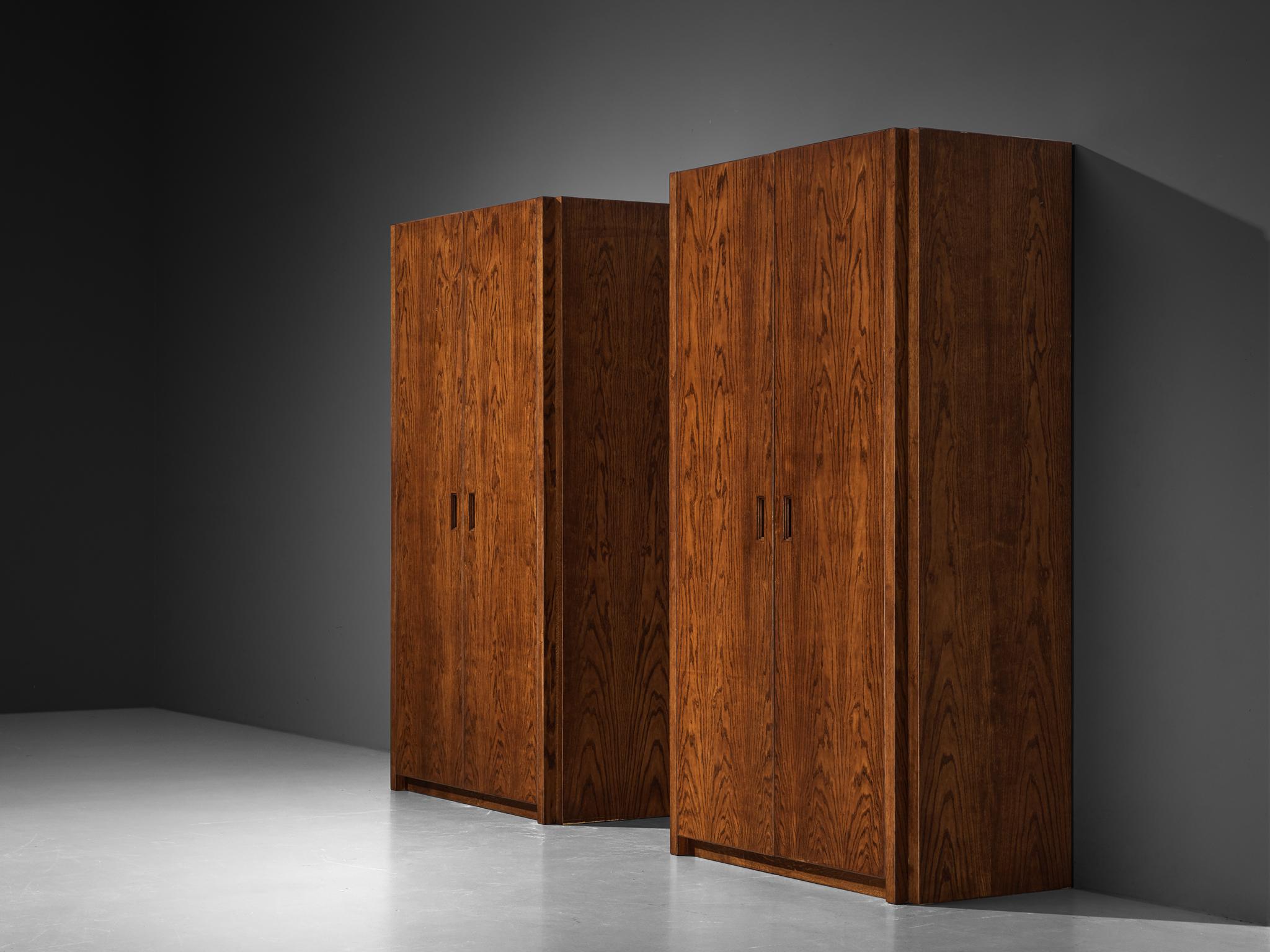 Giuseppe Rivadossi for Officina Rivadossi Wardrobes or Higboards in Oak