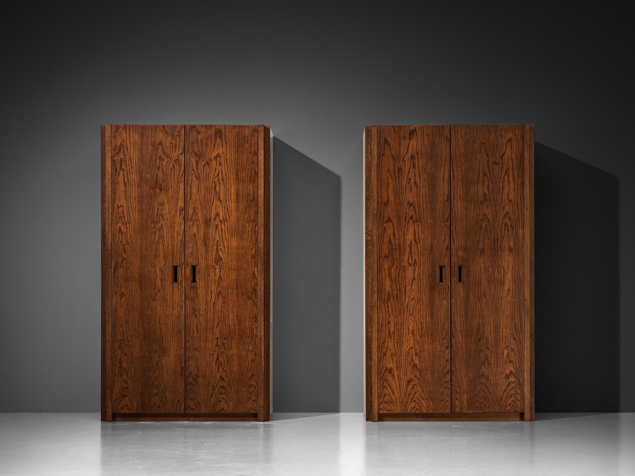 Giuseppe Rivadossi for Officina Rivadossi Wardrobes or Higboards in Oak