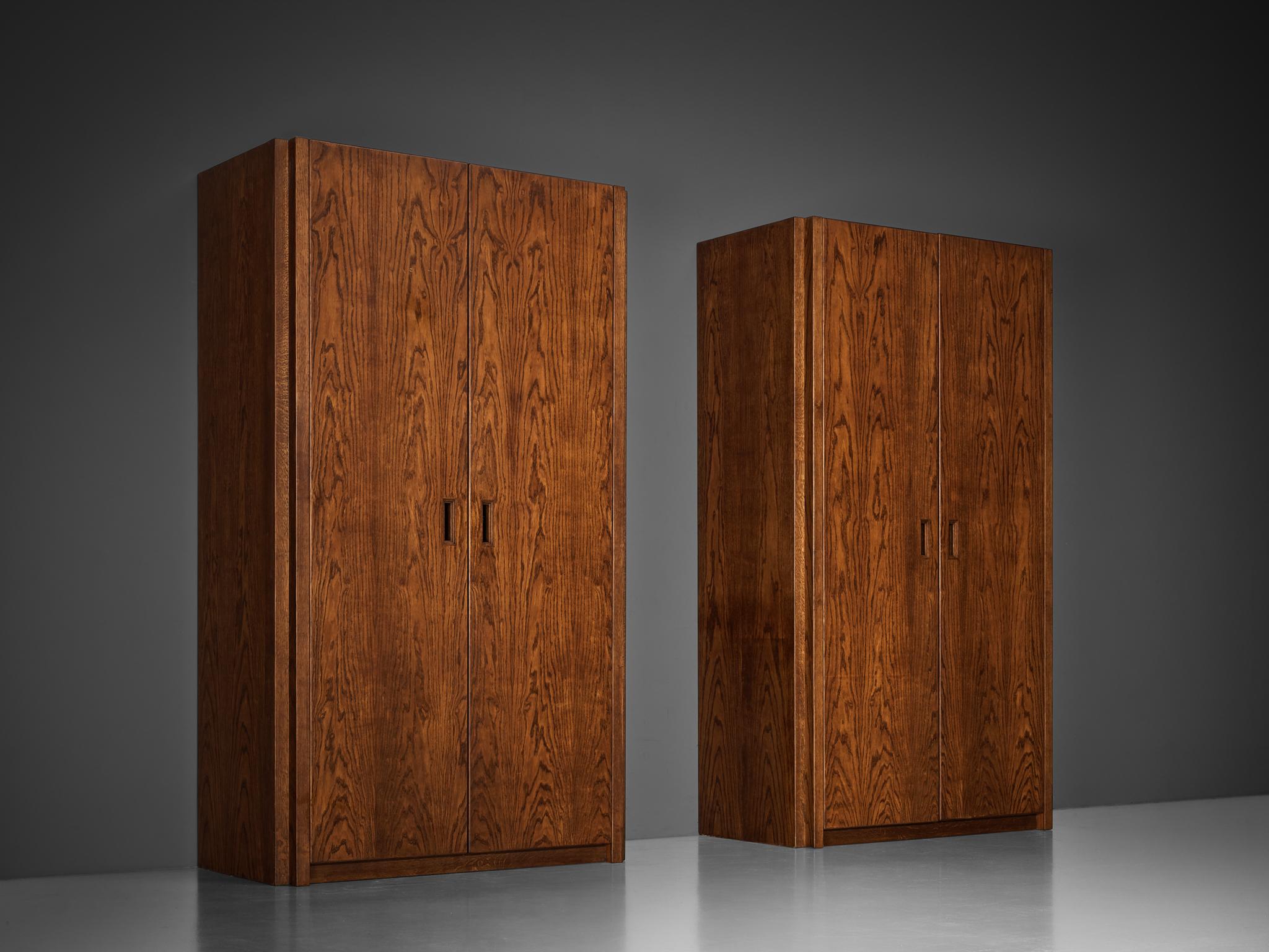 Giuseppe Rivadossi for Officina Rivadossi Wardrobes or Higboards in Oak